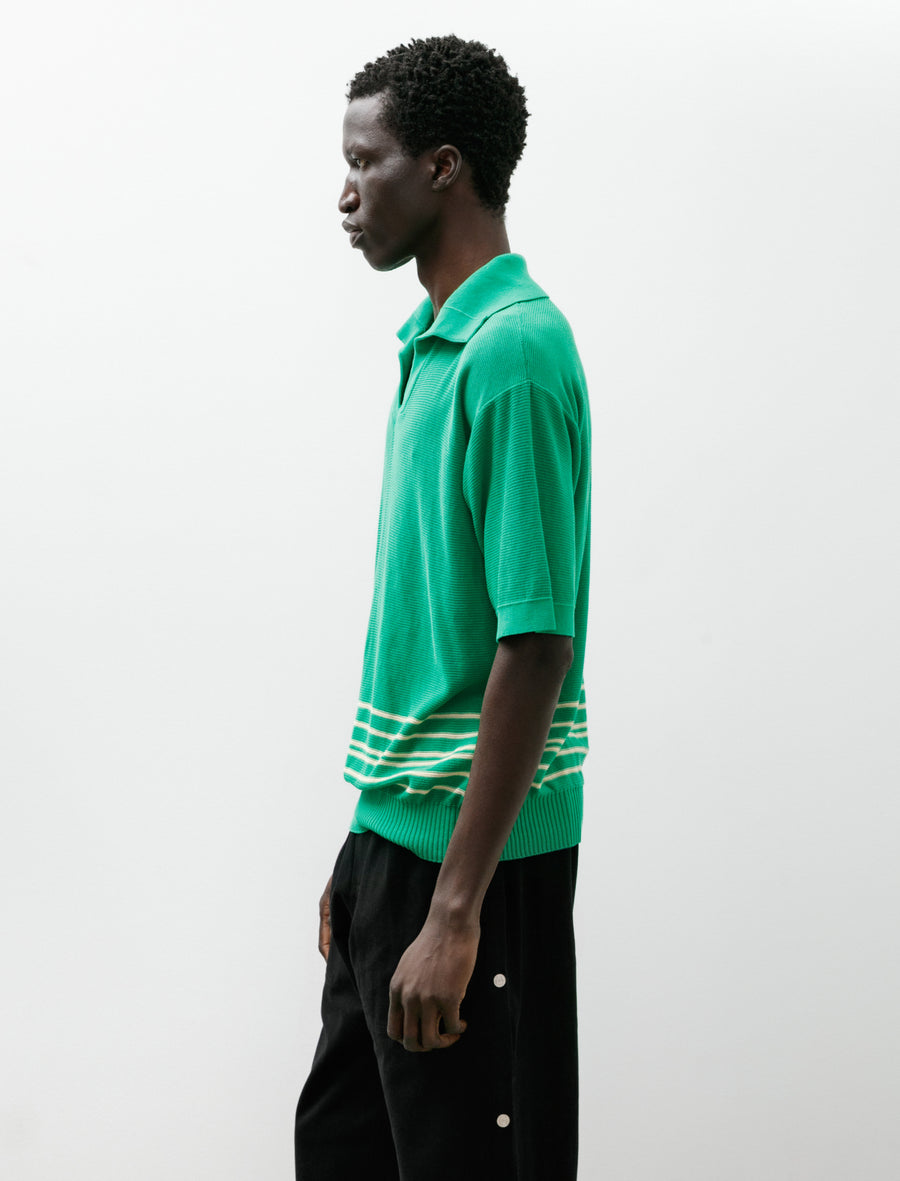 Bentgrass Boxy Polo Green - Image 3