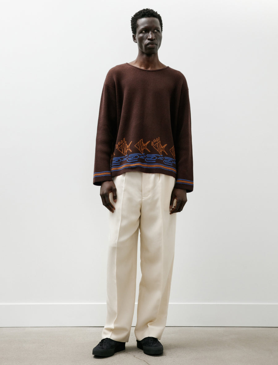 Bode Slub Weave Trousers Cream – Neighbour