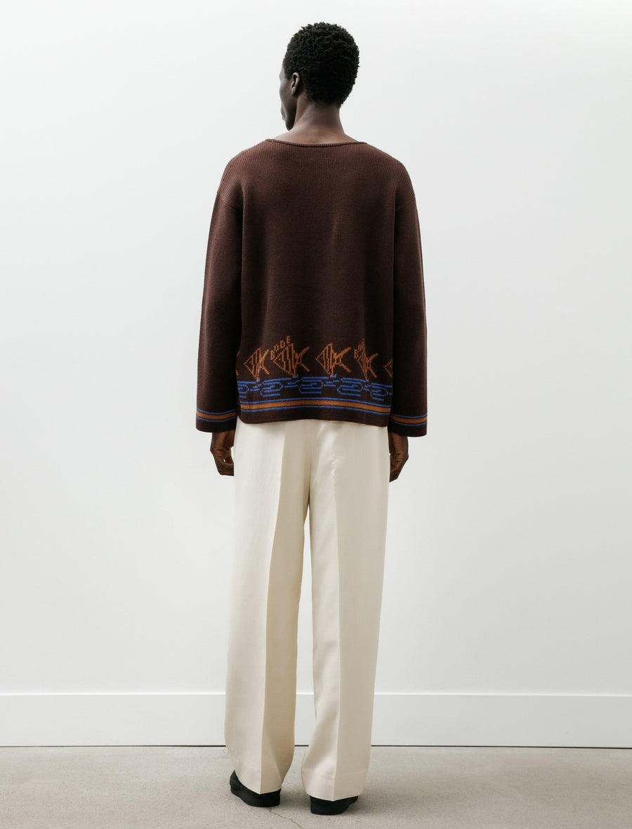 Slub Weave Trousers Cream - Image 2