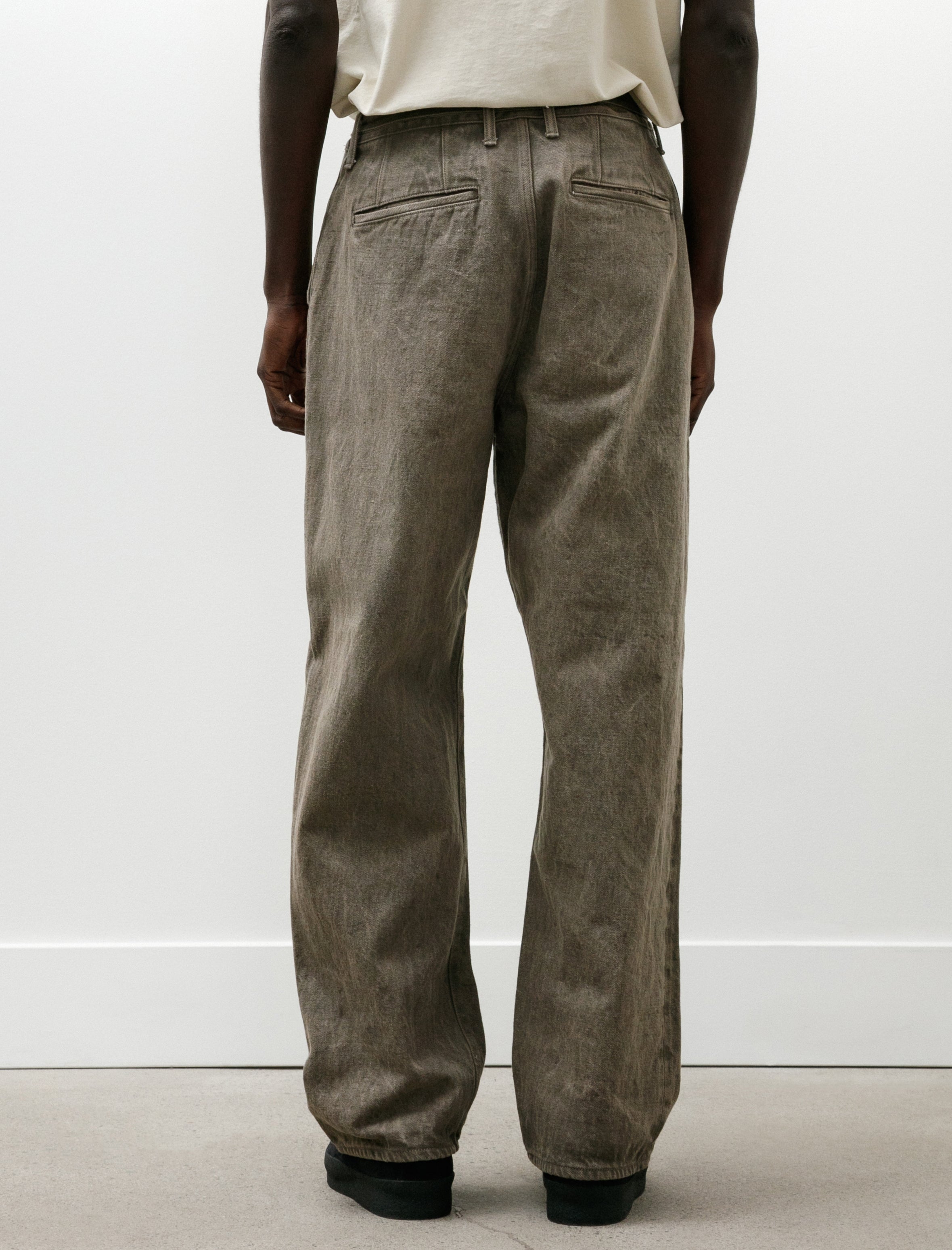 Yoko Sakamoto Belted Trousers Mugwort