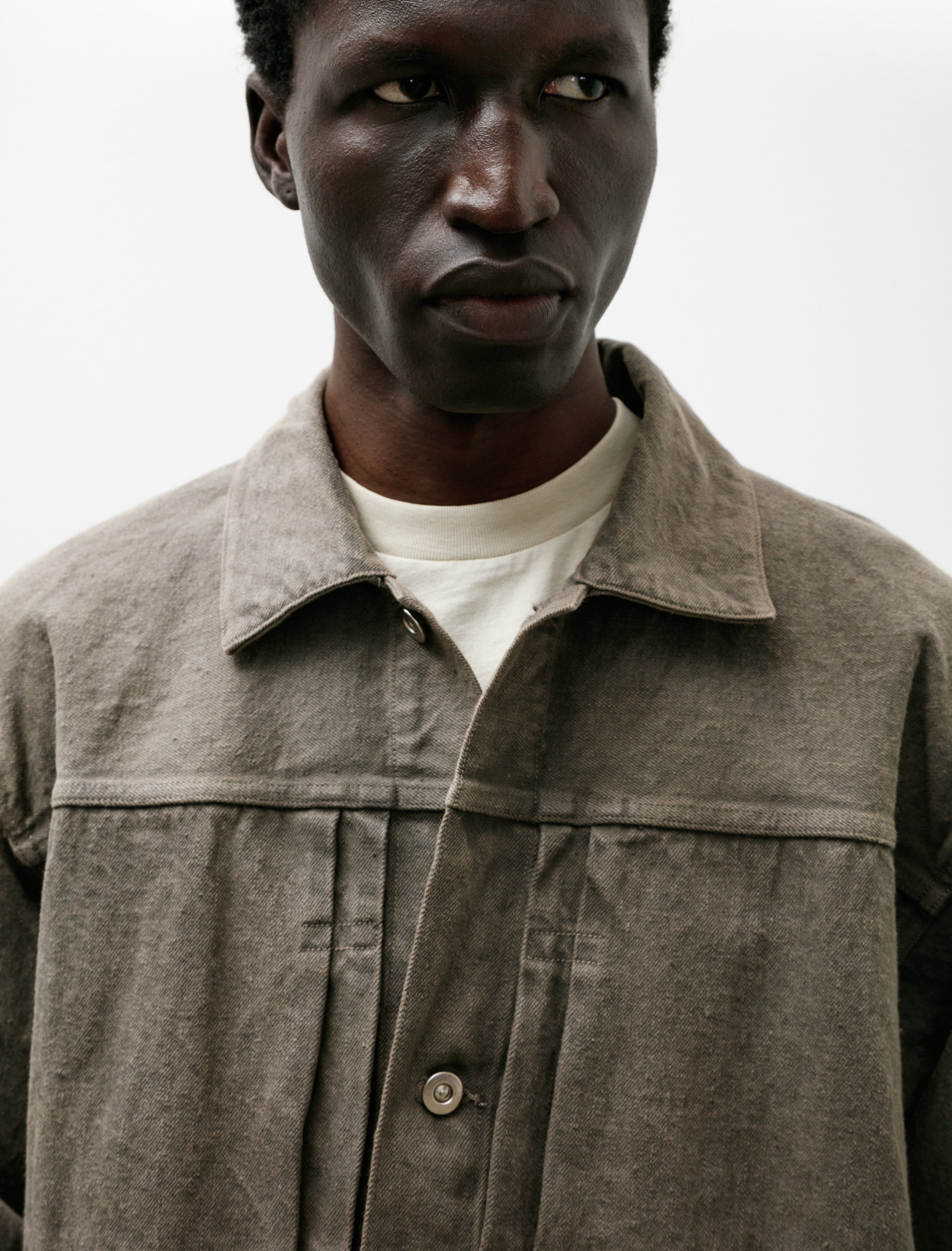 Yoko Sakamoto Pleats Jacket Mugwort