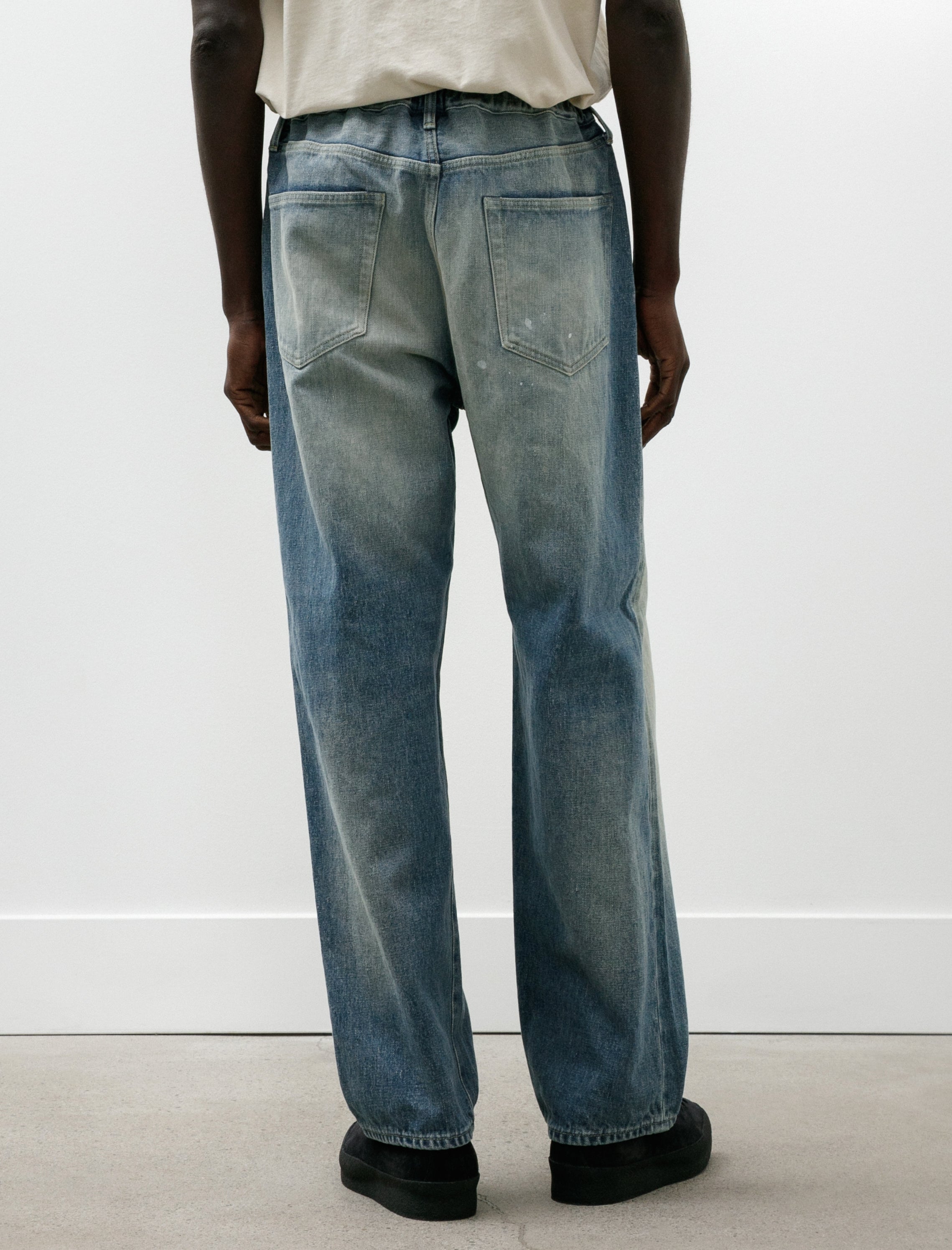Yoko Sakamoto 5 Pocket Easy Pants Fade Indigo
