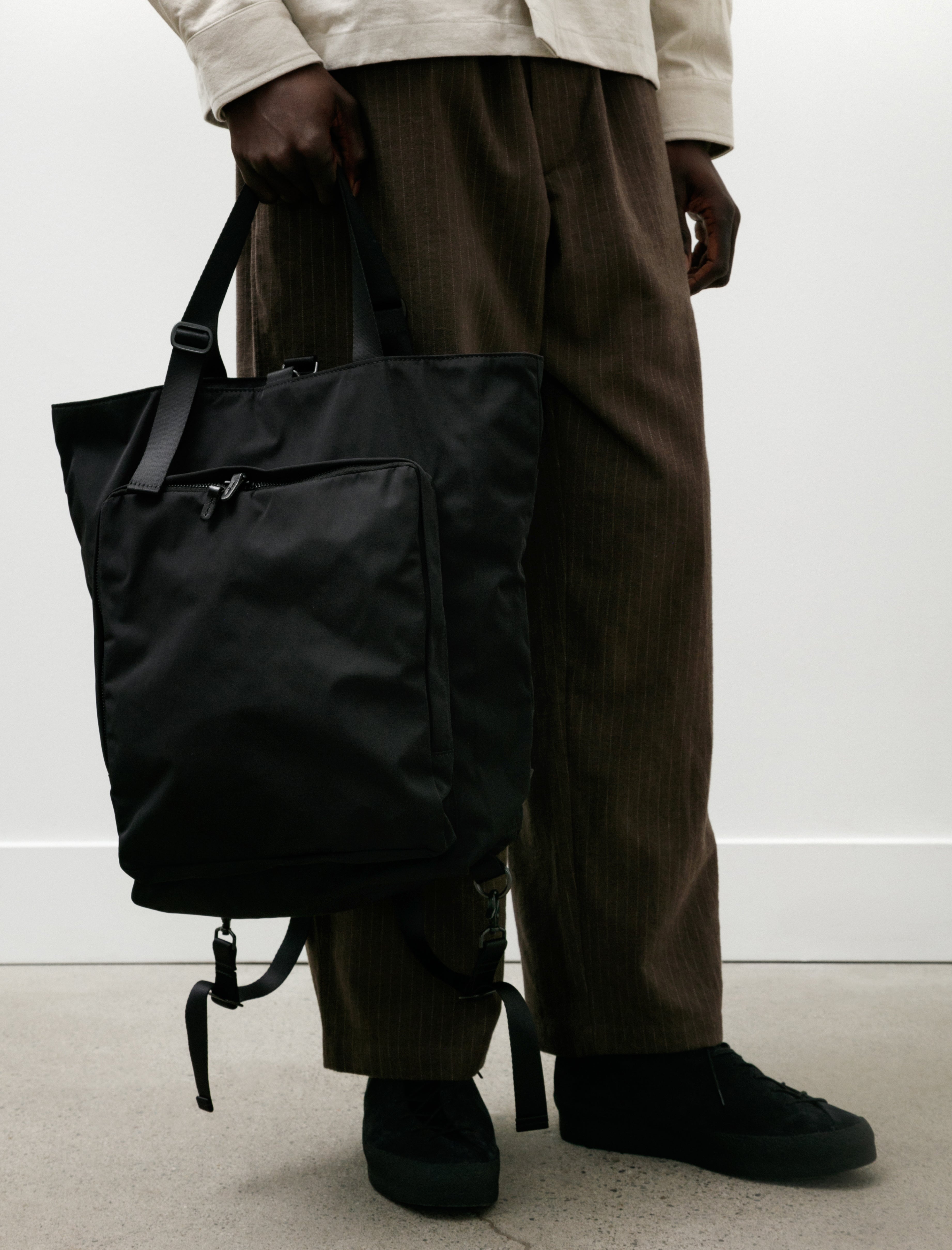 Amiacalva Gabardine 2way Backpack Black