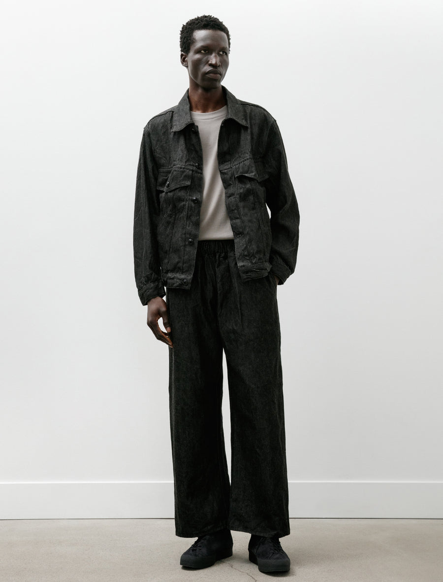 Crawl Jacket Hemp Warp Wool Selvedge Fox Fibre Stripe - Image 6