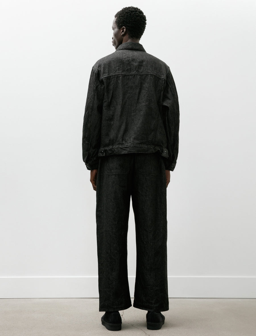 Crawl Jacket Hemp Warp Wool Selvedge Fox Fibre Stripe - Image 8
