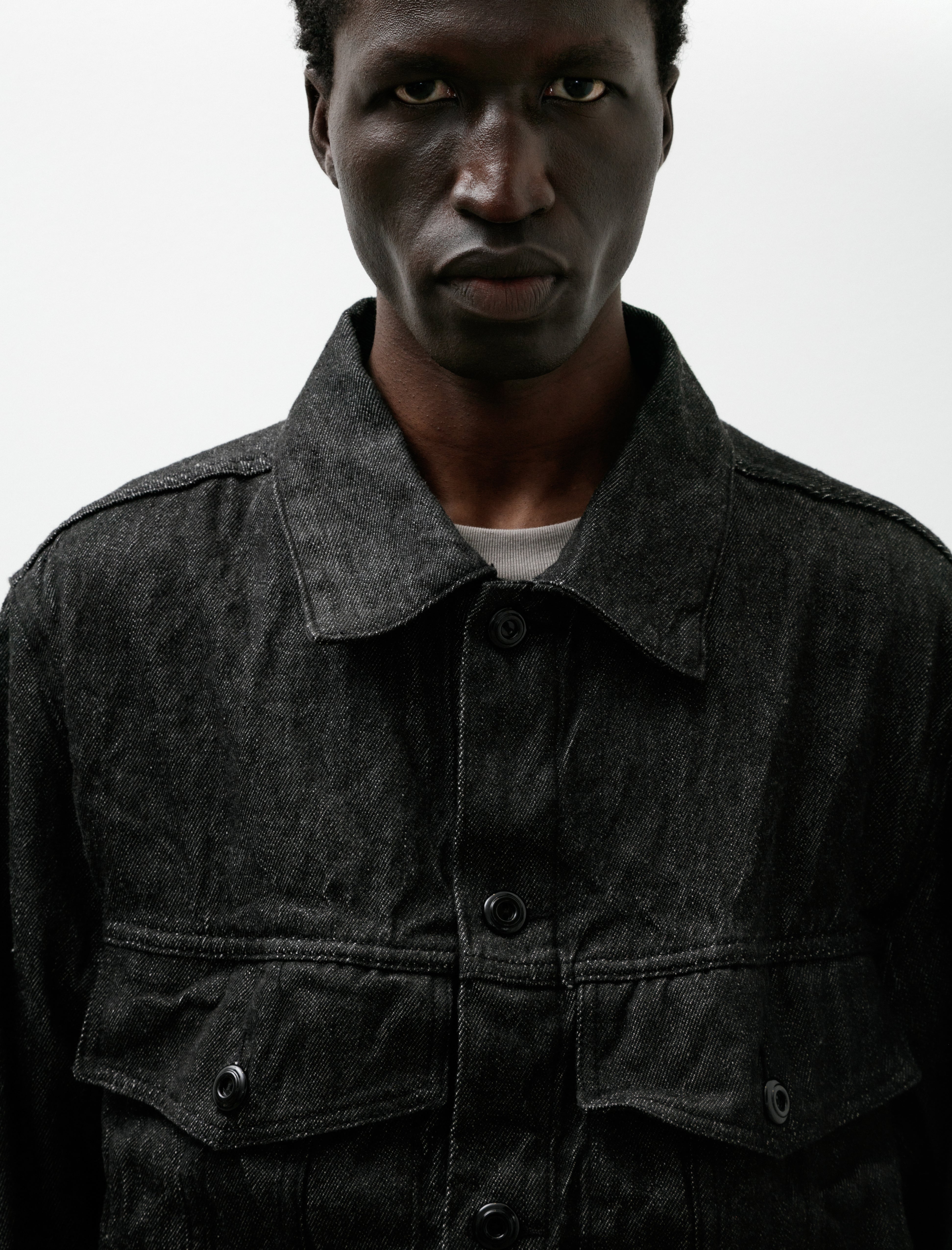 Dana Lee Brown Crawl Jacket Hemp Warp Wool Selvedge Fox Fibre Stripe