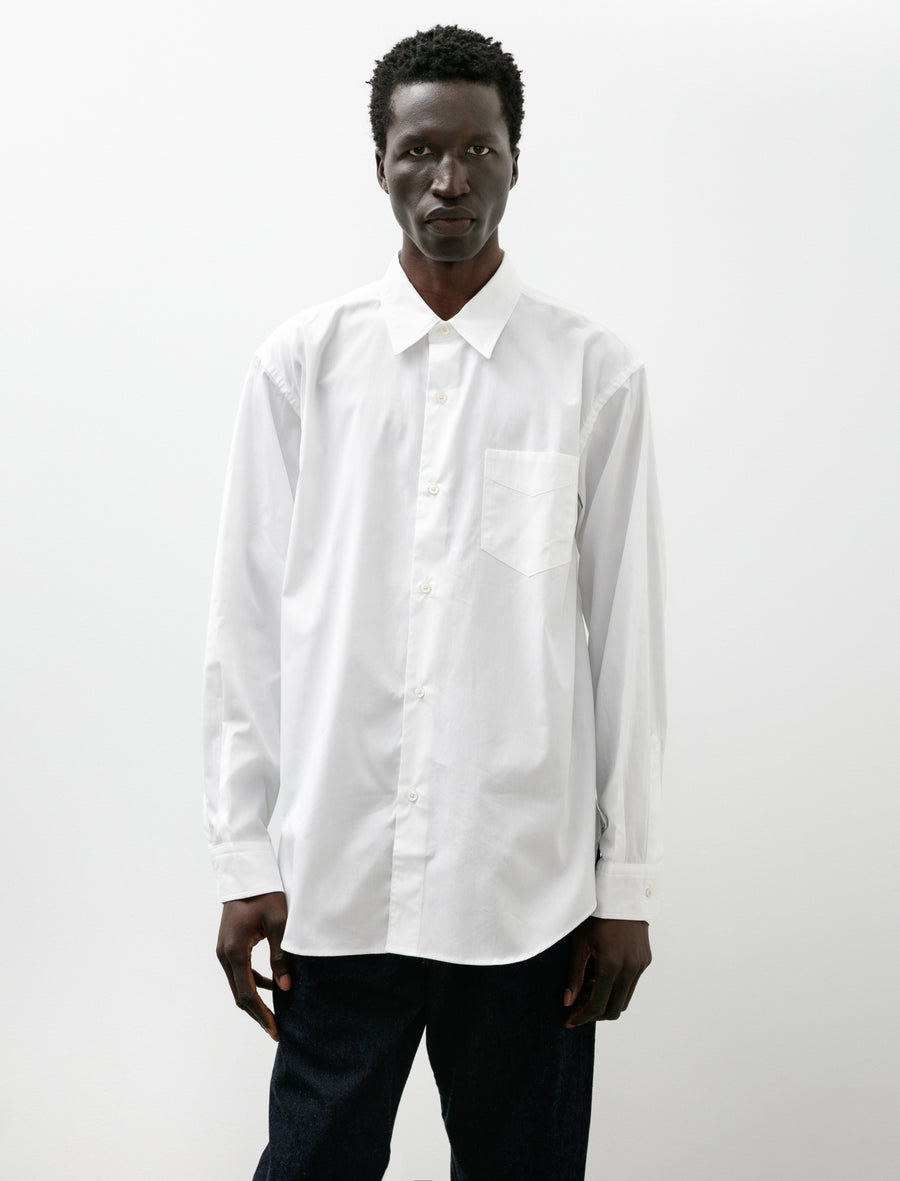 Regular Collar Dress Shirt Off White
