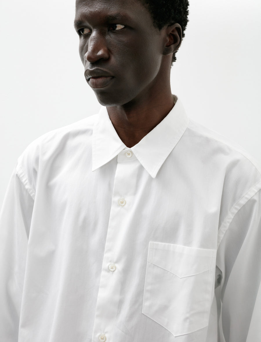Regular Collar Dress Shirt Off White - Image 4