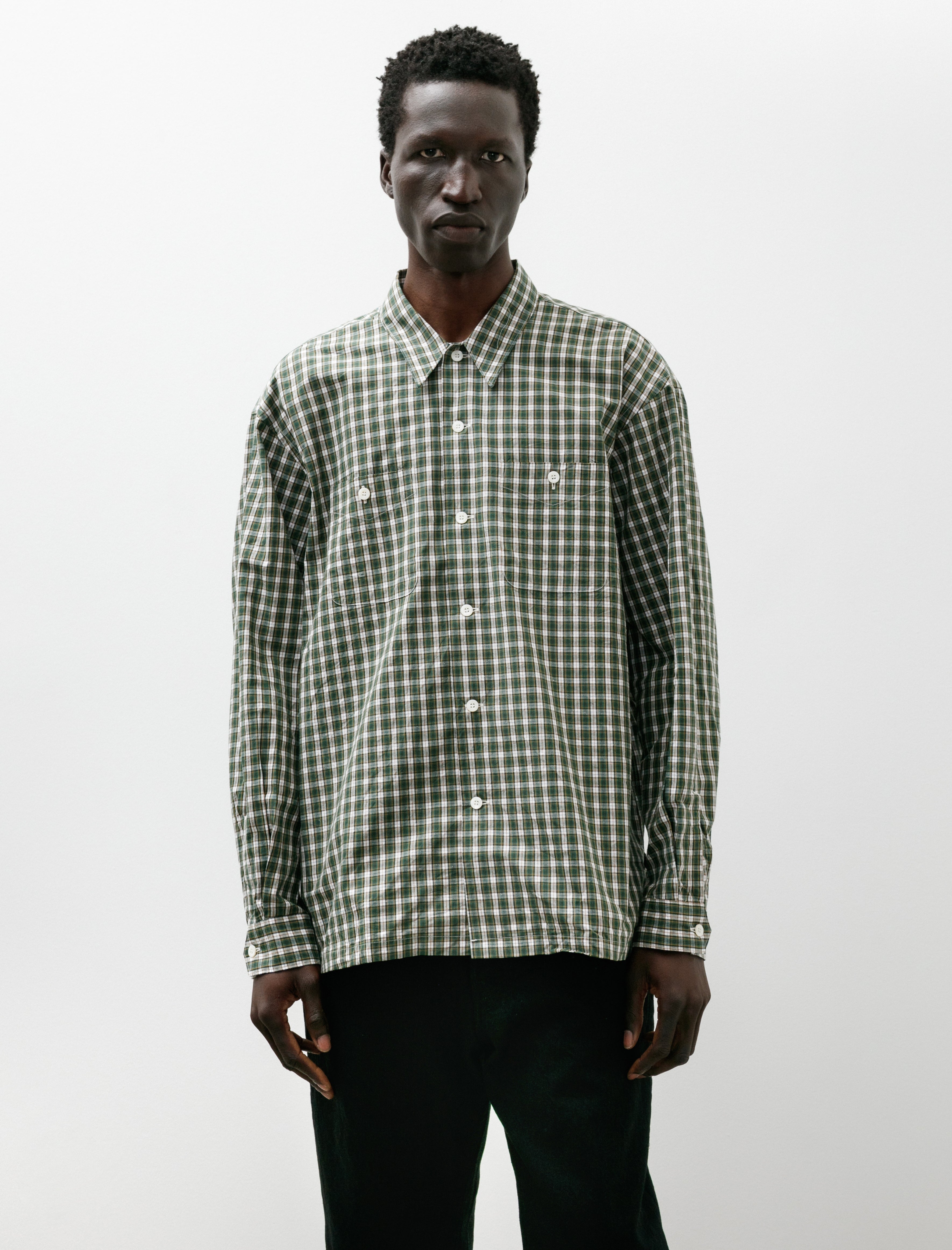 Phigvel C/L Plaid LS Shirt Forest