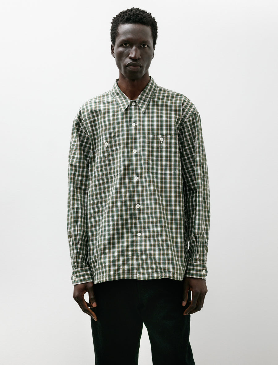 C/L Plaid LS Shirt Forest - Image 1