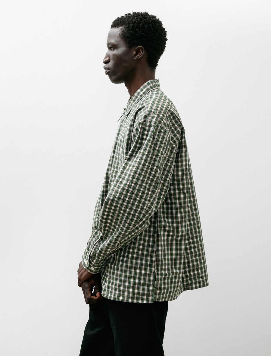 C/L Plaid LS Shirt Forest - Image 3