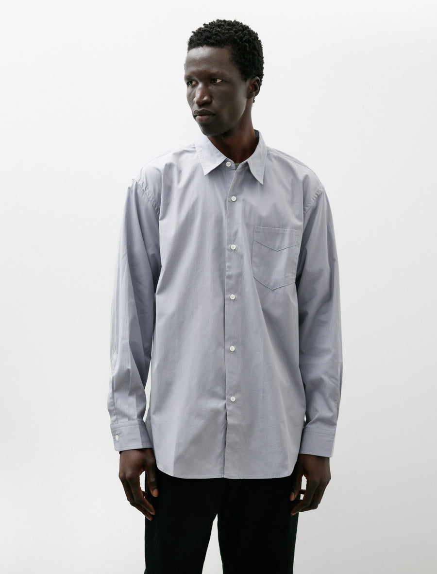 Regular Collar Dress Shirt Old Sax - Image 1