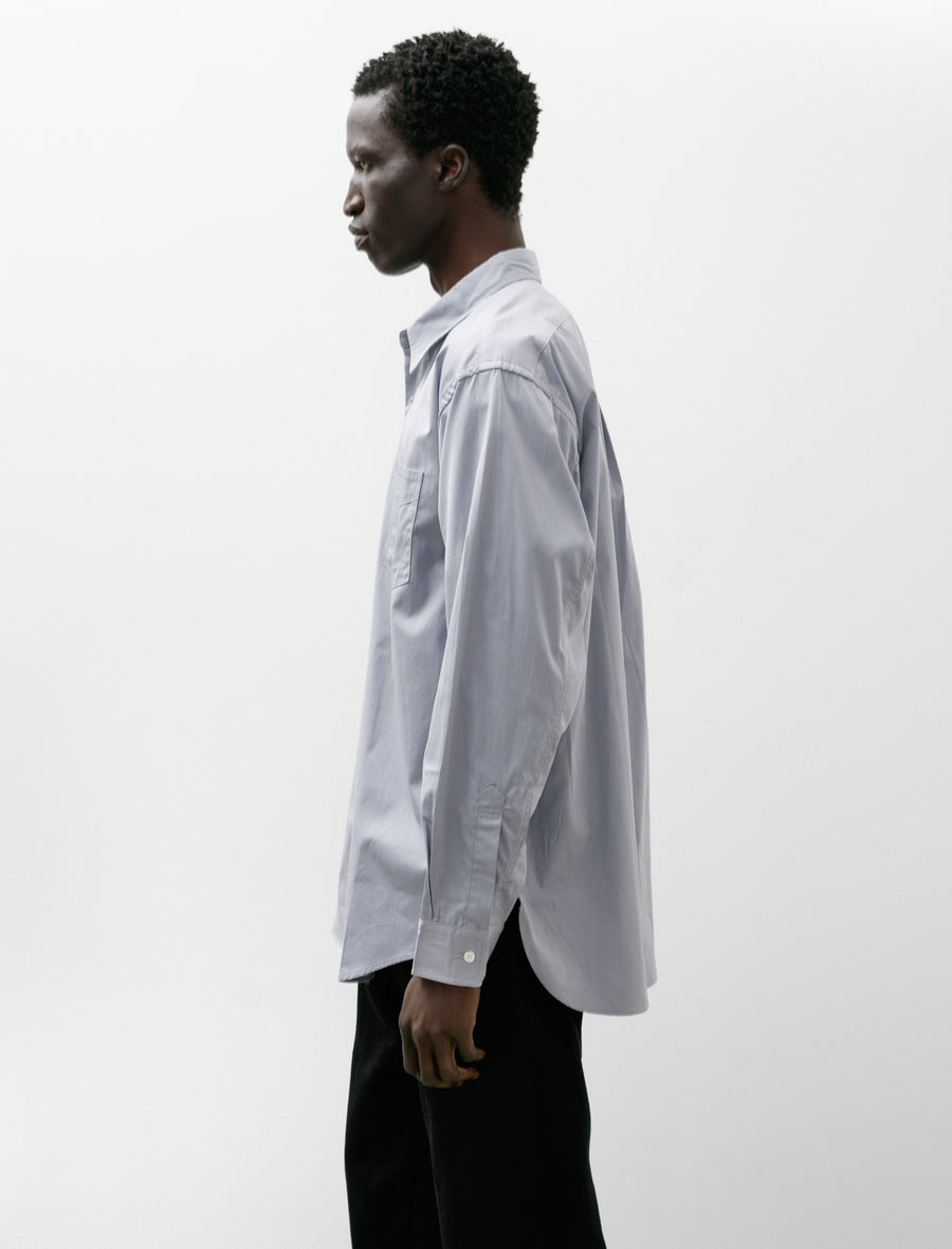 Regular Collar Dress Shirt Old Sax - Image 3