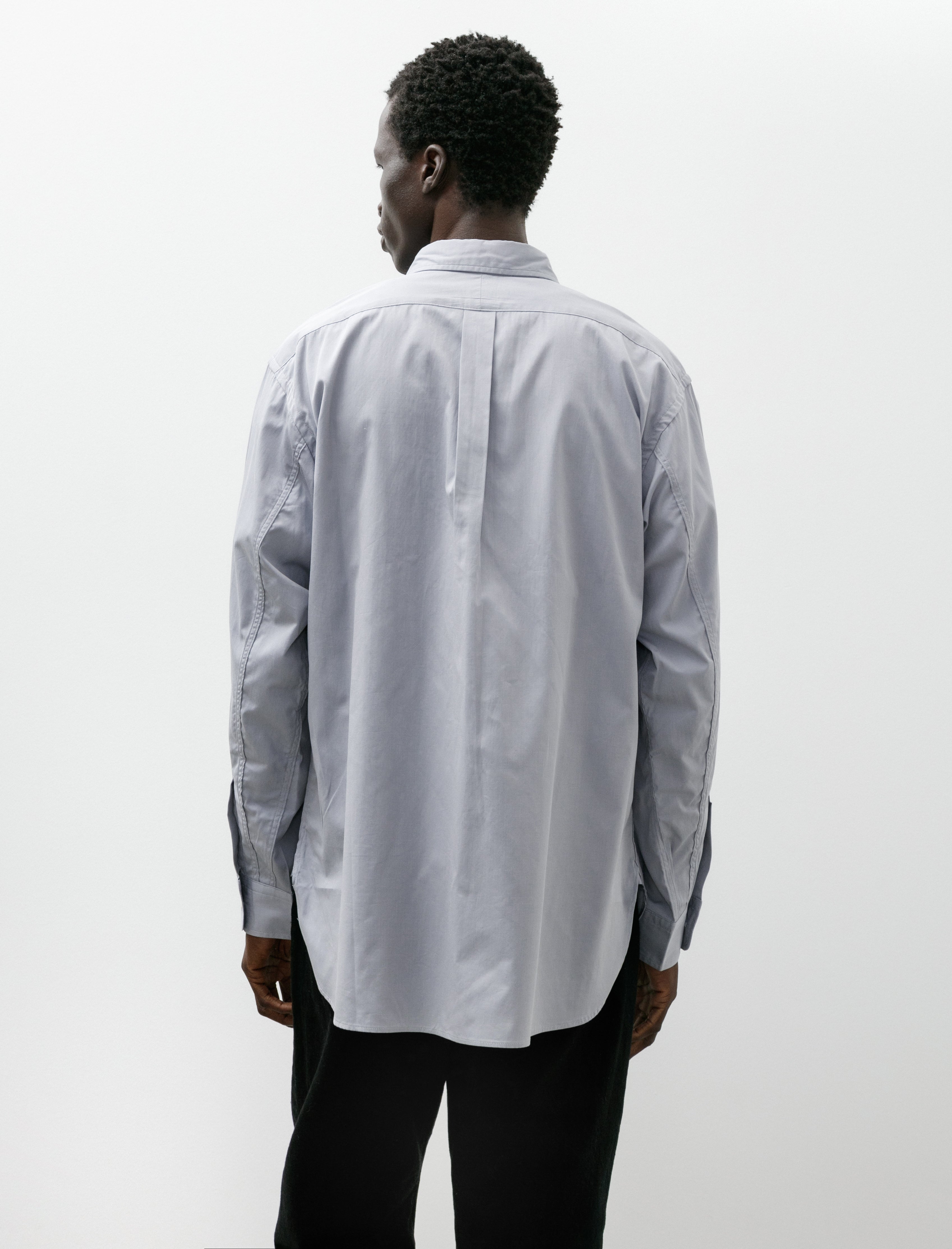 Phigvel Regular Collar Dress Shirt Old Sax