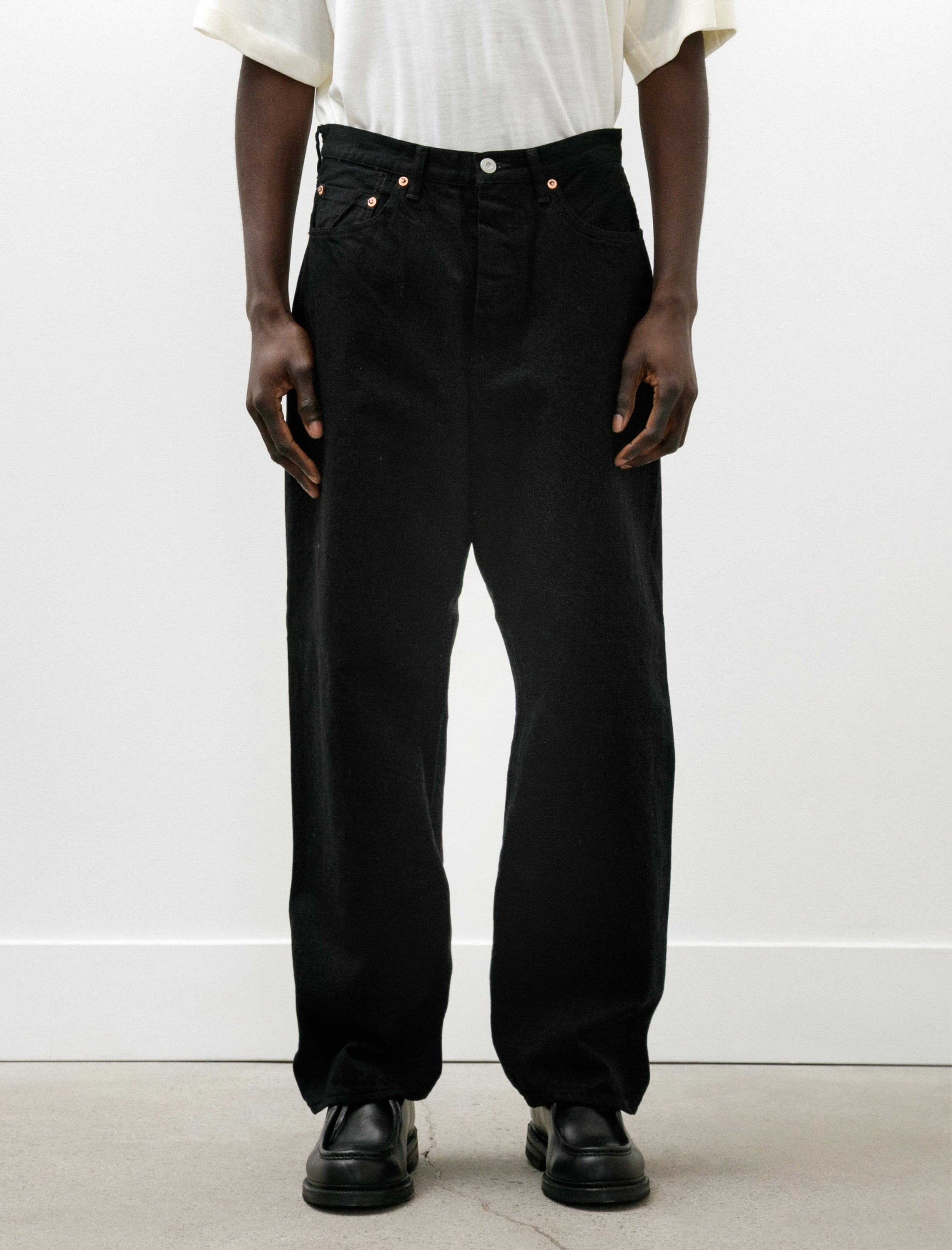 Phigvel Classic Jeans Wide Black