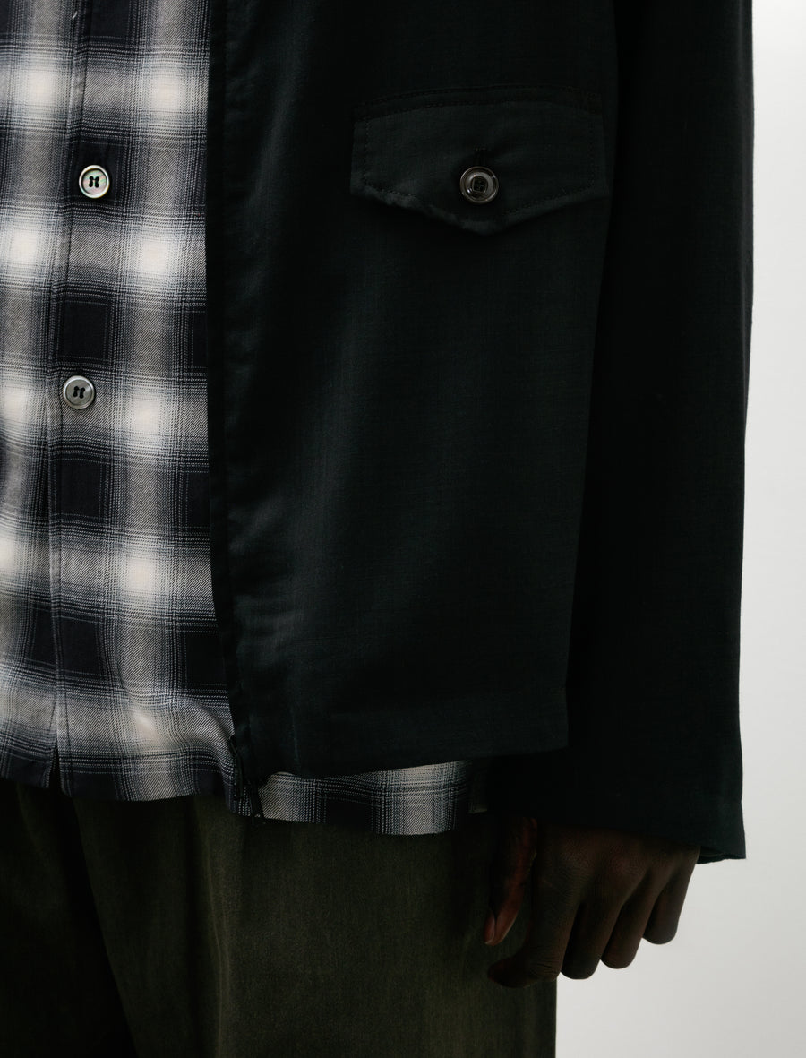 Evolved Jacket Eclipse Black Merino Voile - Image 5