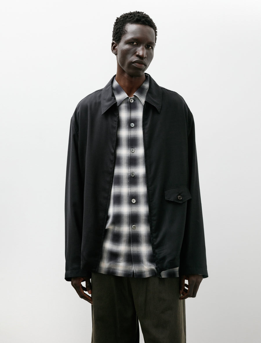 Evolved Jacket Eclipse Black Merino Voile - Image 1