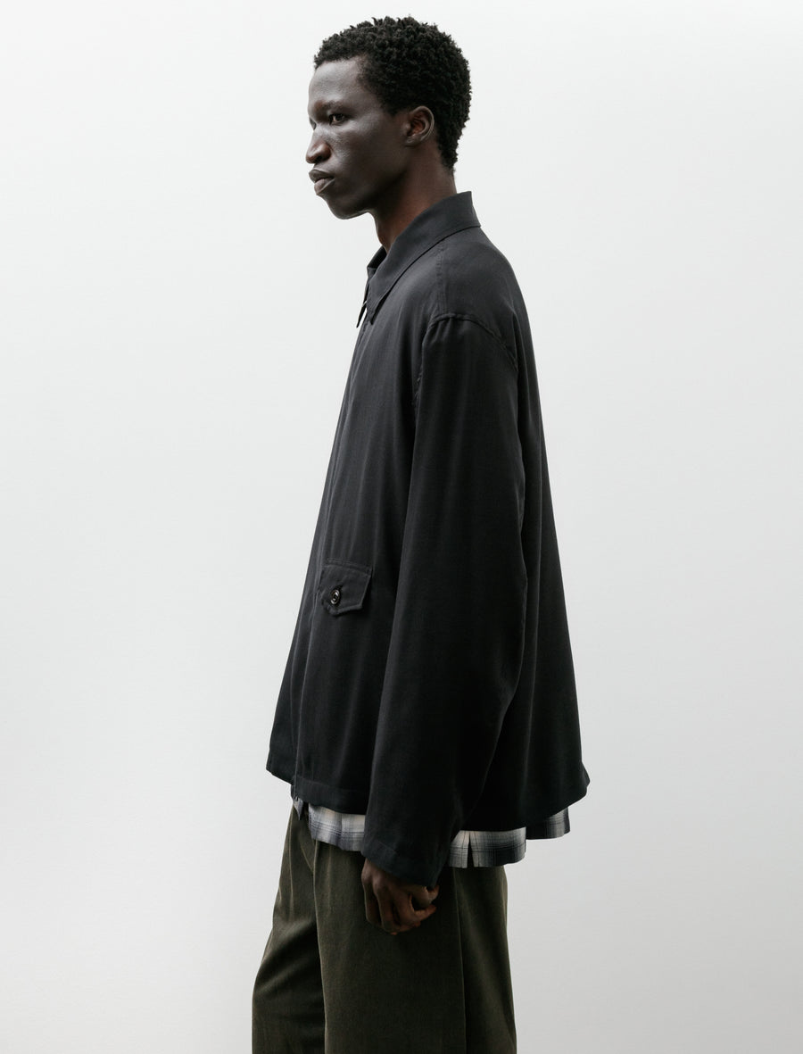 Evolved Jacket Eclipse Black Merino Voile - Image 3