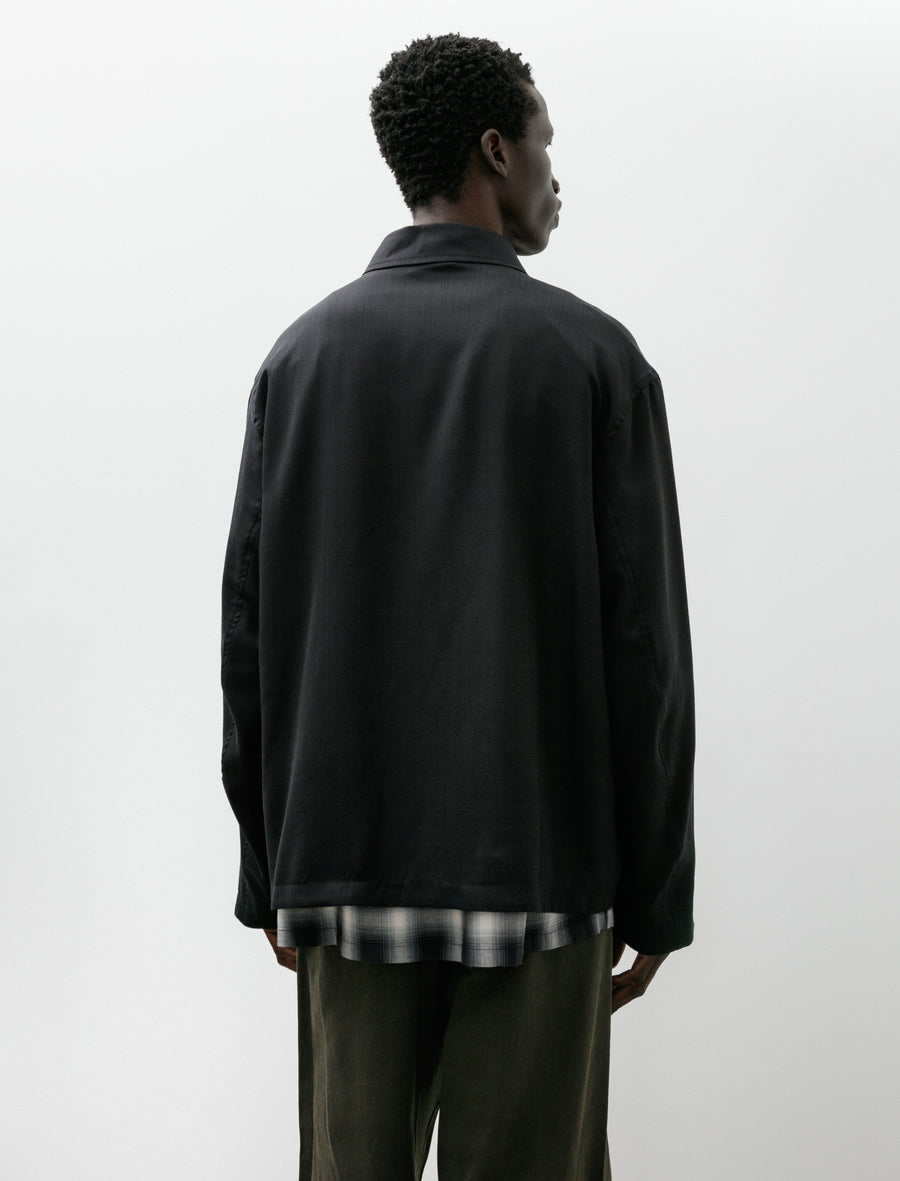 Evolved Jacket Eclipse Black Merino Voile - Image 2