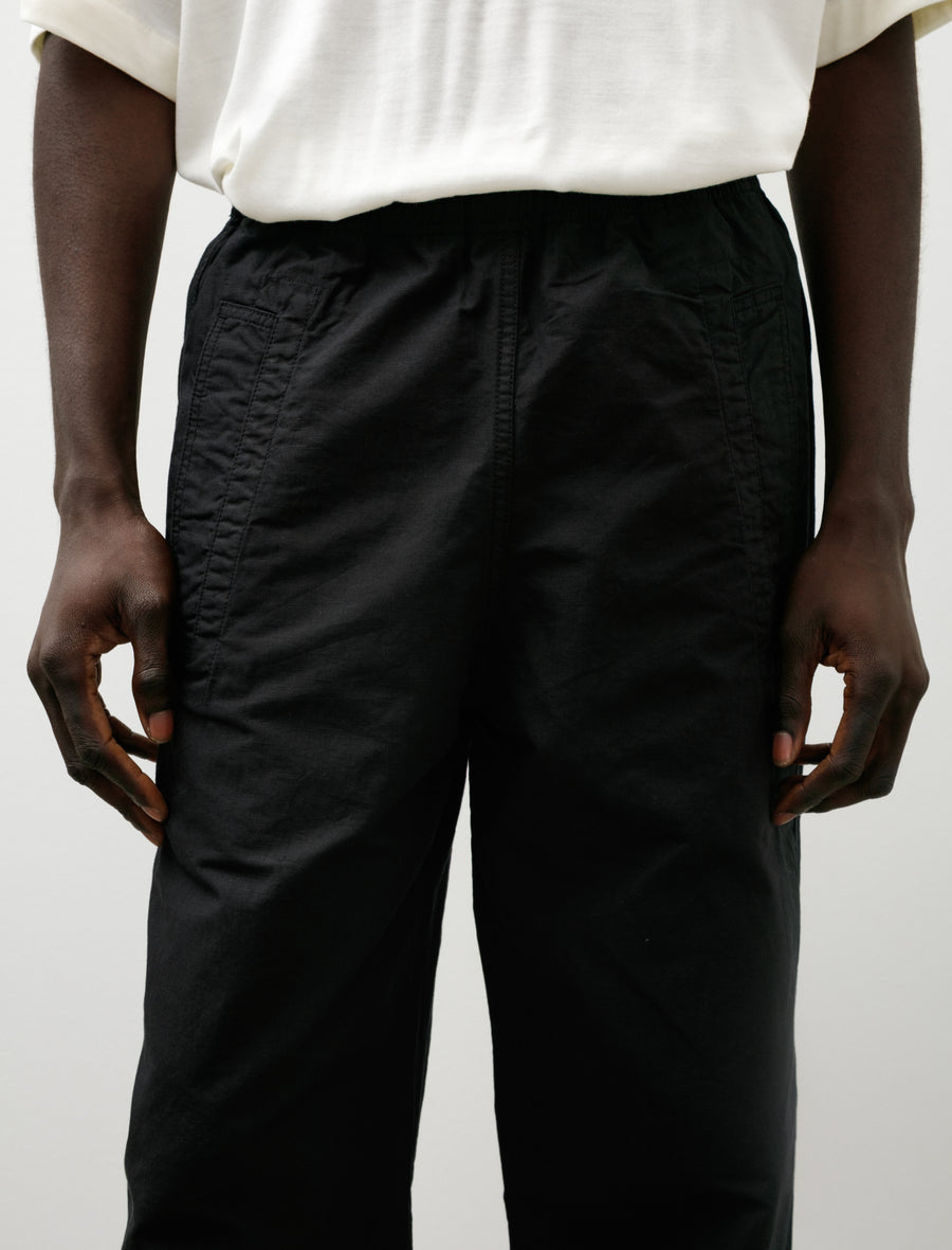 MHL Wide Leg Jogger Dry Cotton Linen Black - Image 7
