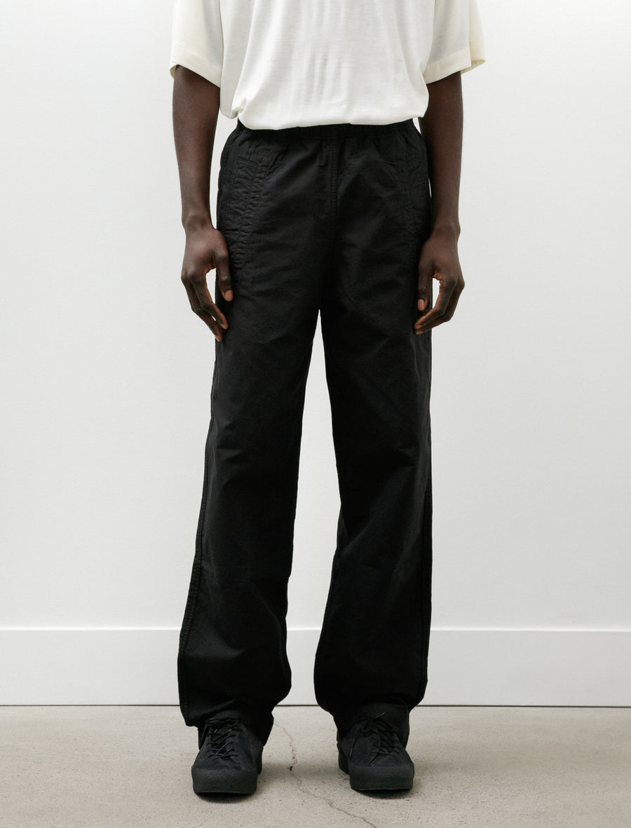 MHL Wide Leg Jogger Dry Cotton Linen Black - Image 4