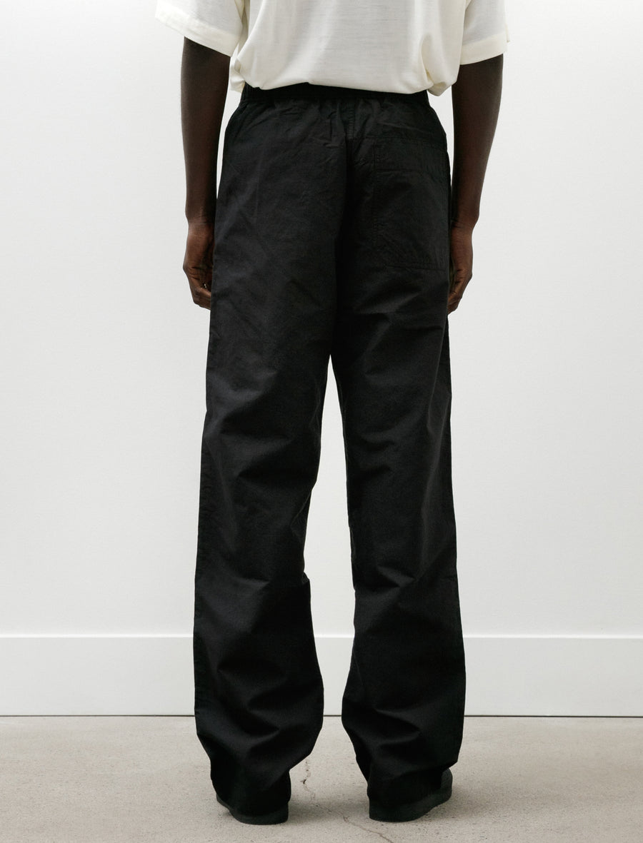 MHL Wide Leg Jogger Dry Cotton Linen Black - Image 5