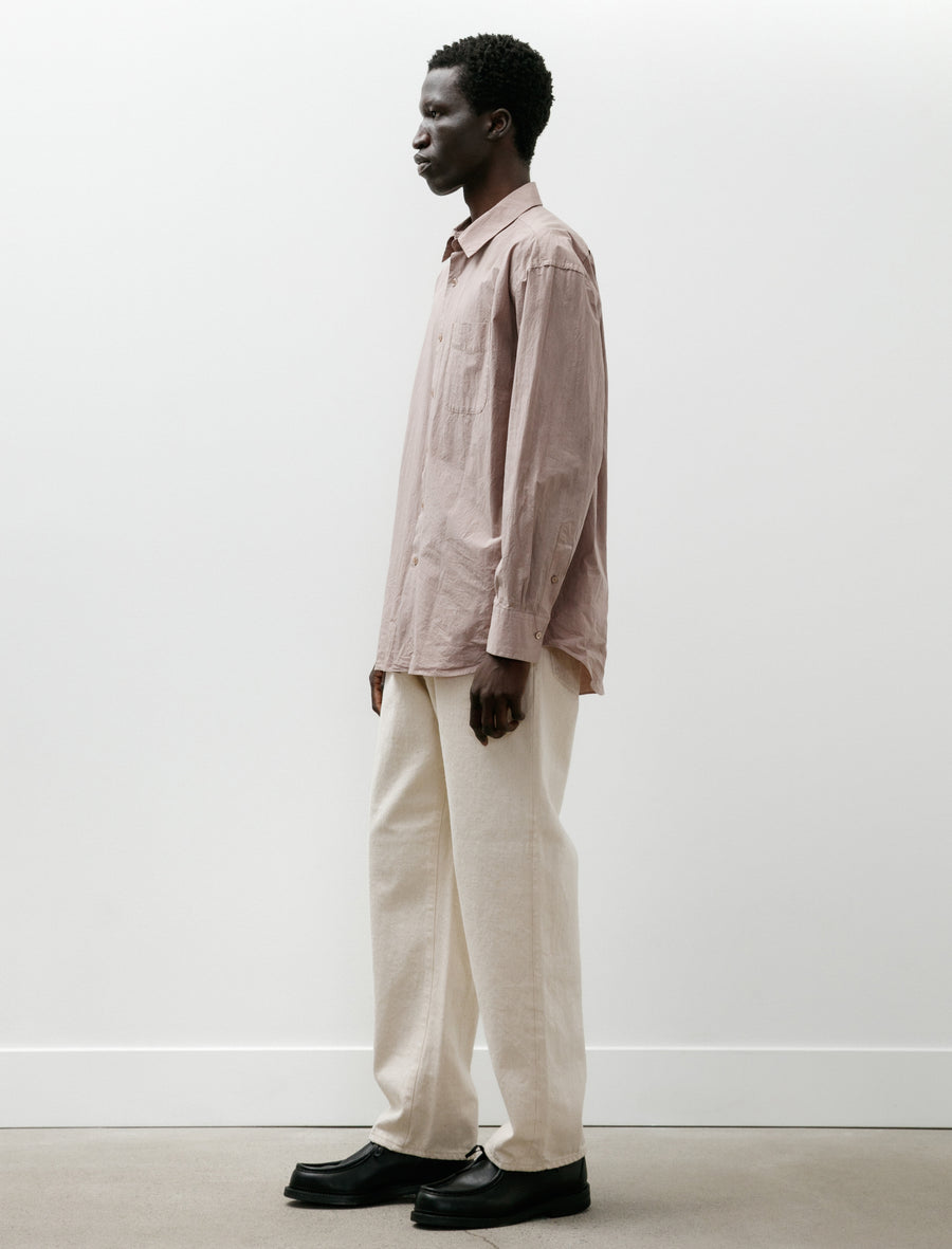 5 Pocket Easy Pants Ecru - Image 3