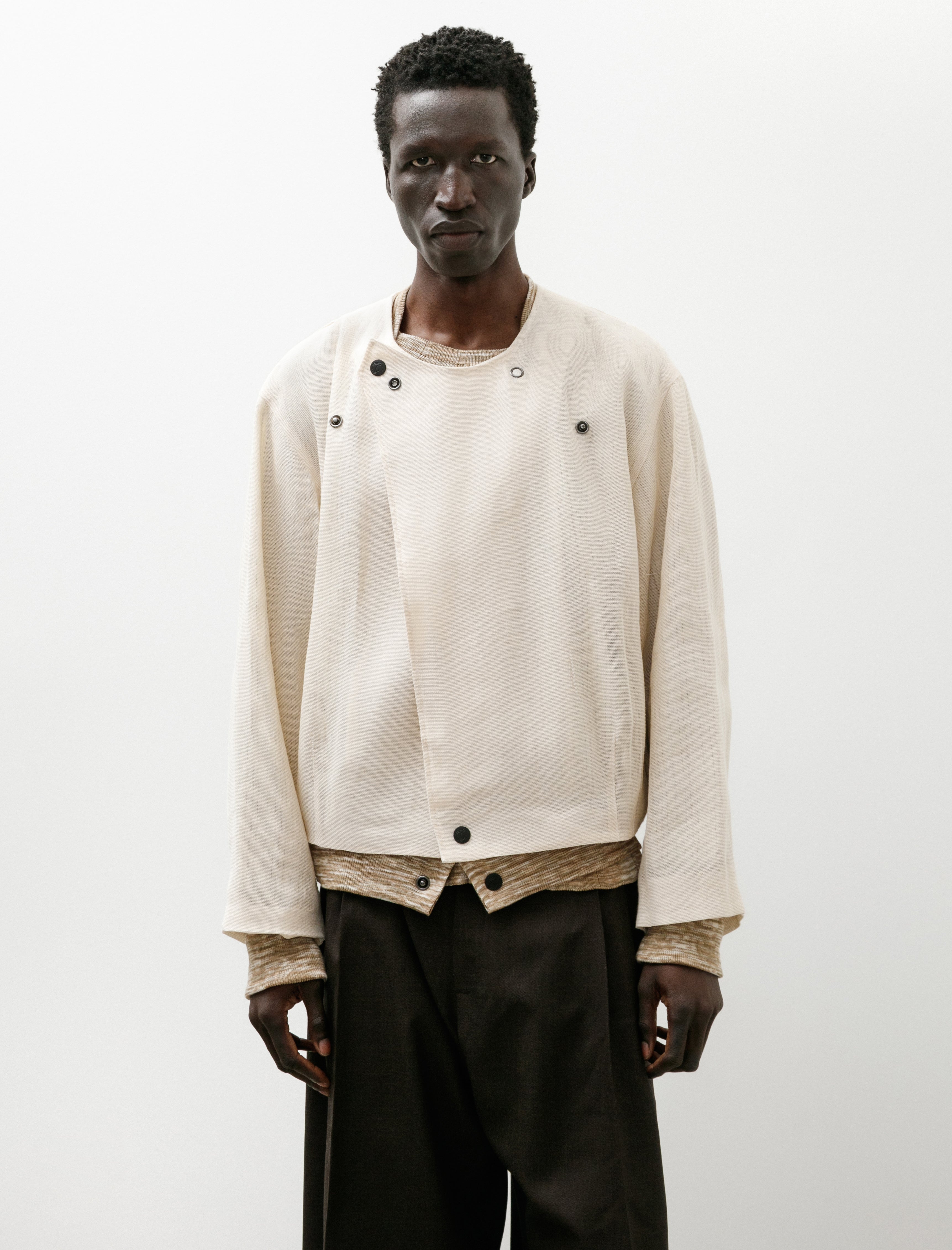 Cecile Tulkens Skrim Bubble Jacket Beige