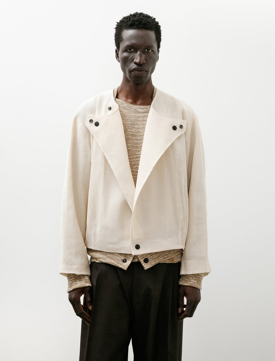 Skrim Bubble Jacket Beige - Image 4