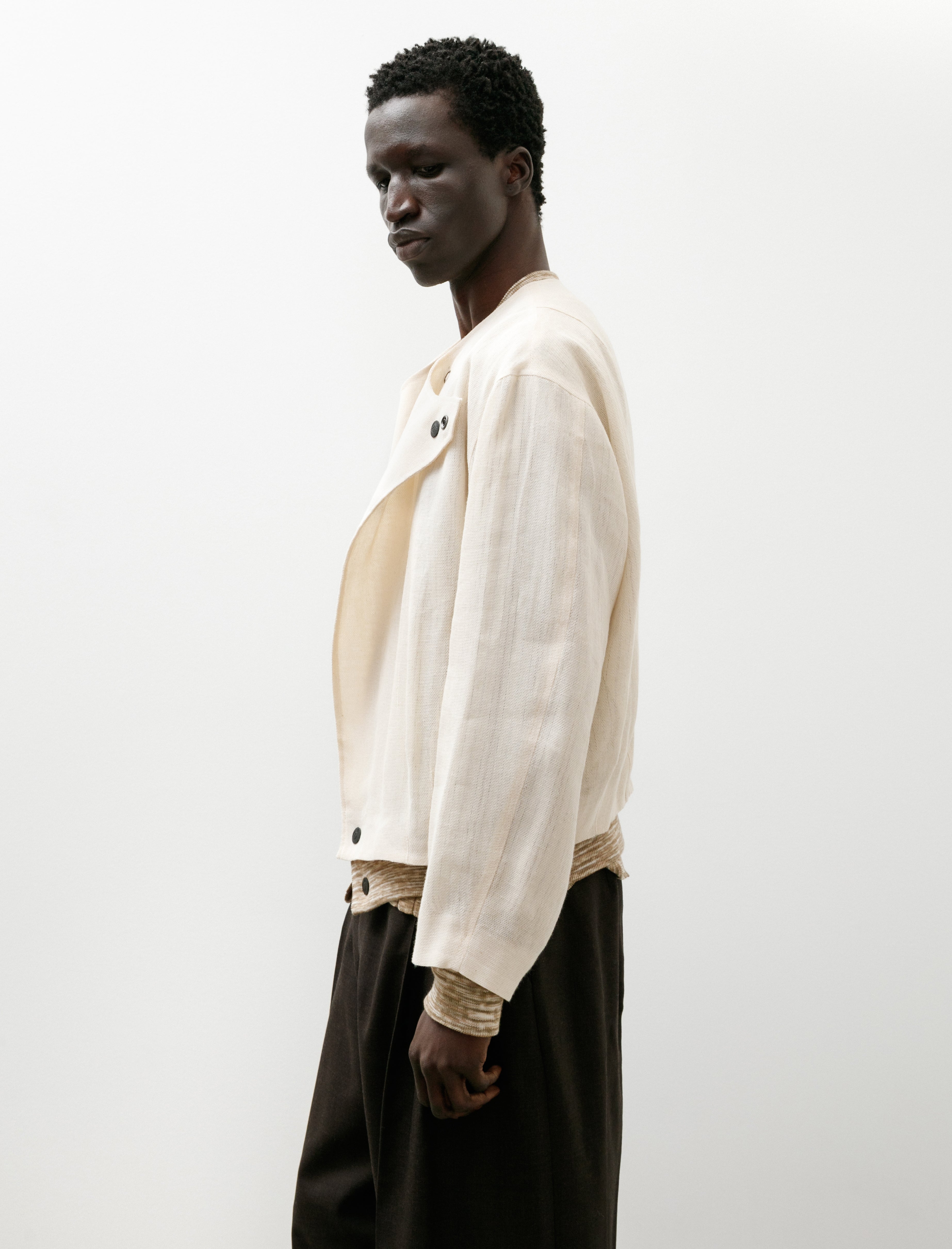 Cecile Tulkens Skrim Bubble Jacket Beige