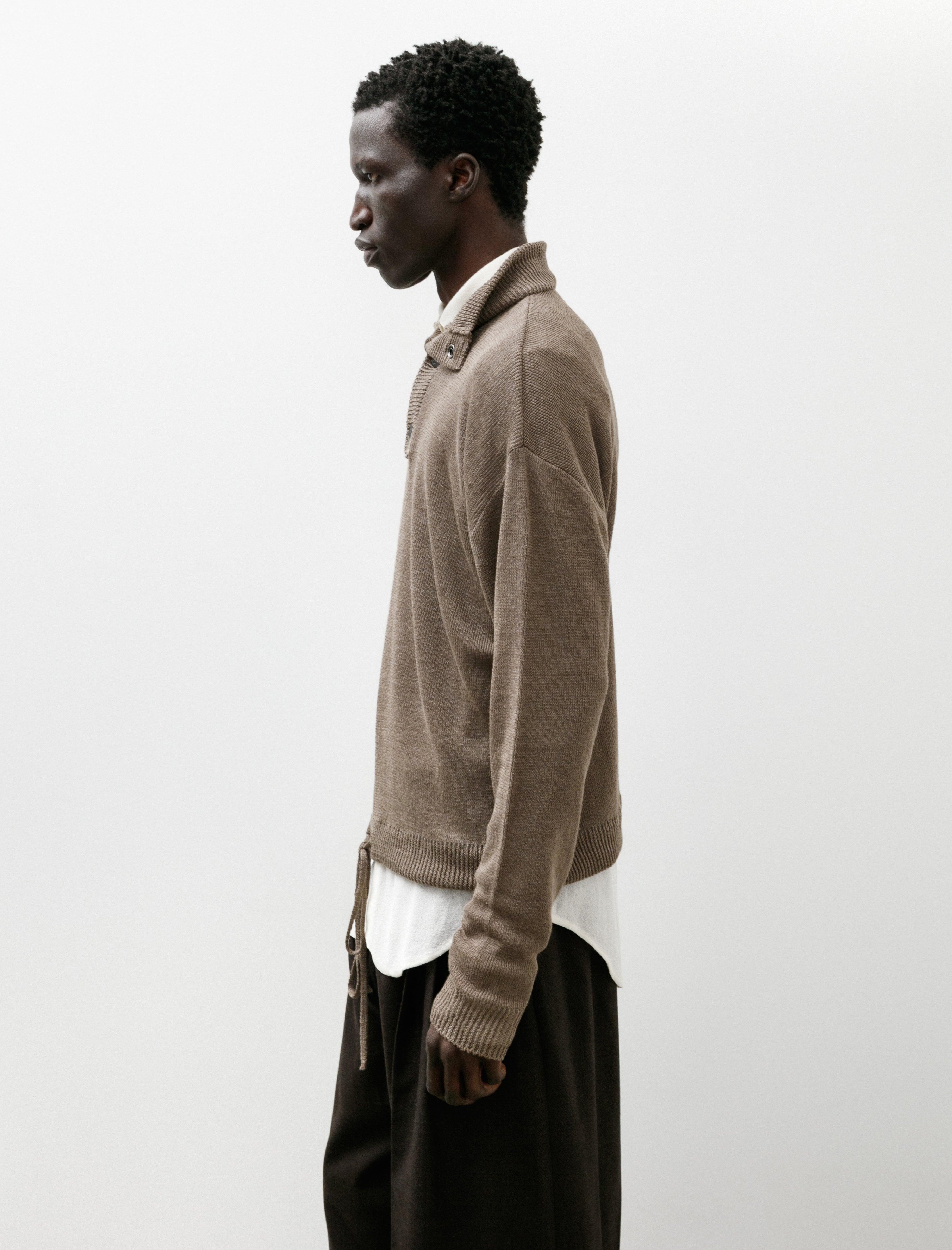 Cecile Tulkens Popover Full Needle Dark Grey