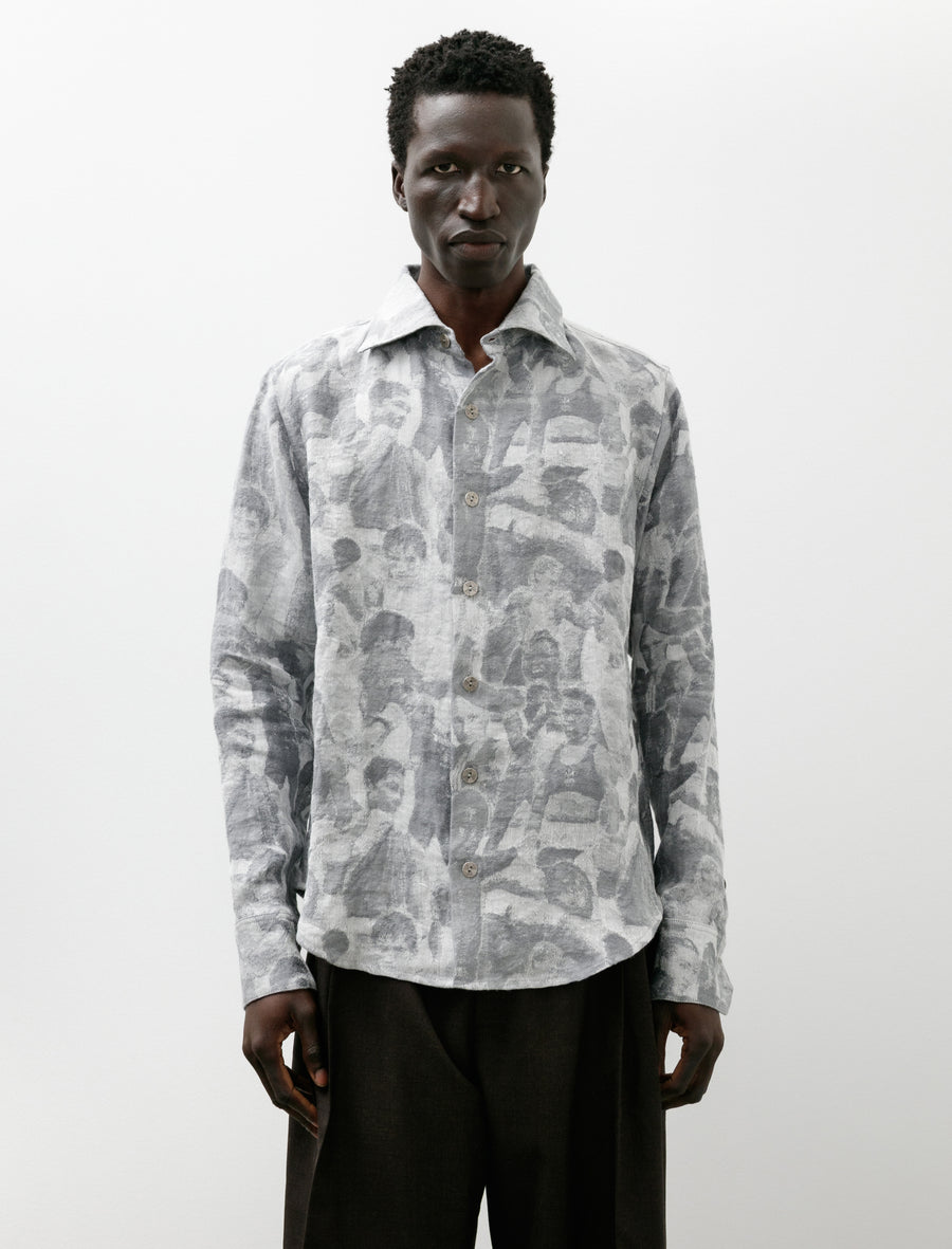 Standard Shirt Long Sleeve Boxer Jacquard - Image 1