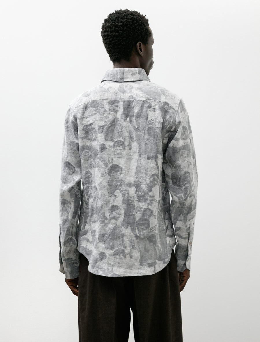 Standard Shirt Long Sleeve Boxer Jacquard - Image 2