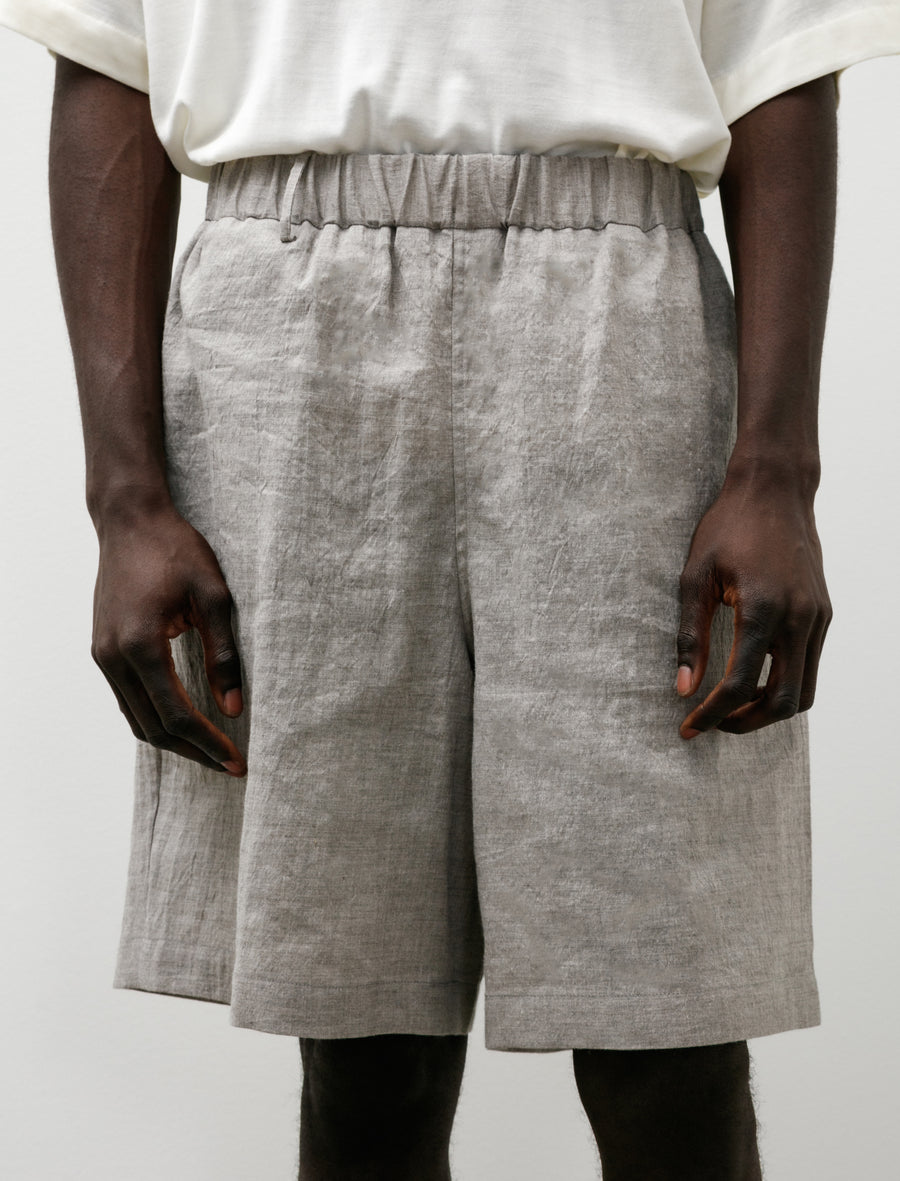 Yak Mixed L/C Easy Shorts Light Grey - Image 7