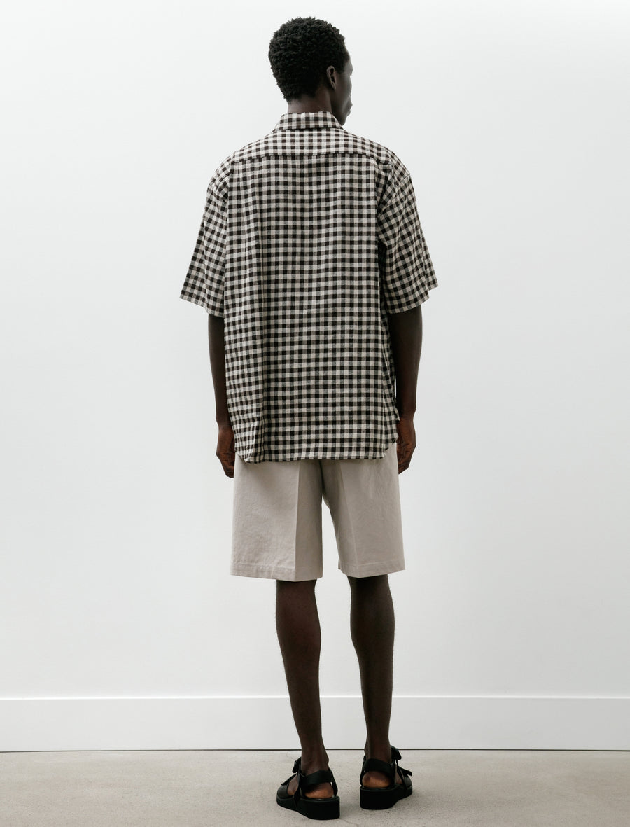 Double Pleated Shorts Beige - Image 2