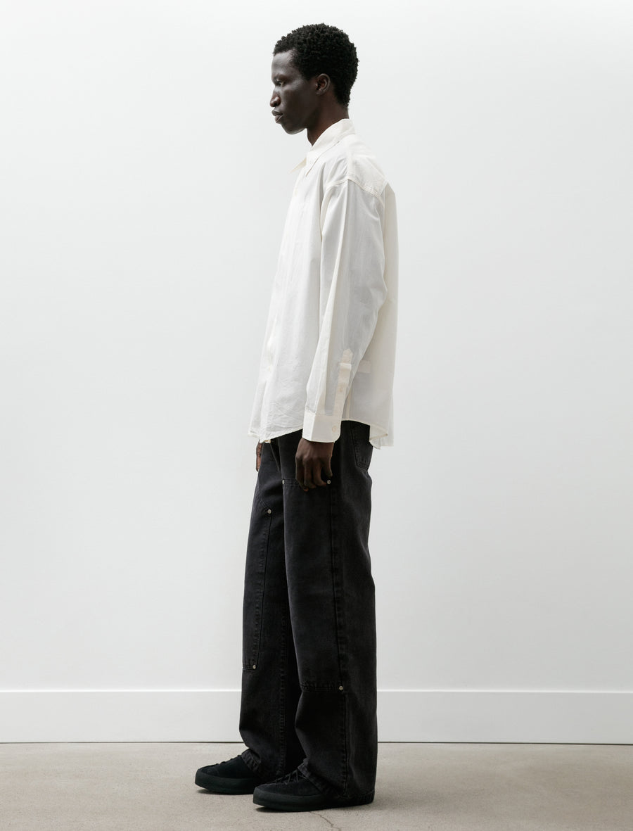 Double Knee Jeans Dark Grey Canvas - Image 3