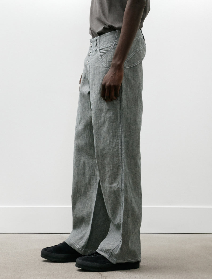 Coin Loop Pant Linen Denim - Image 6