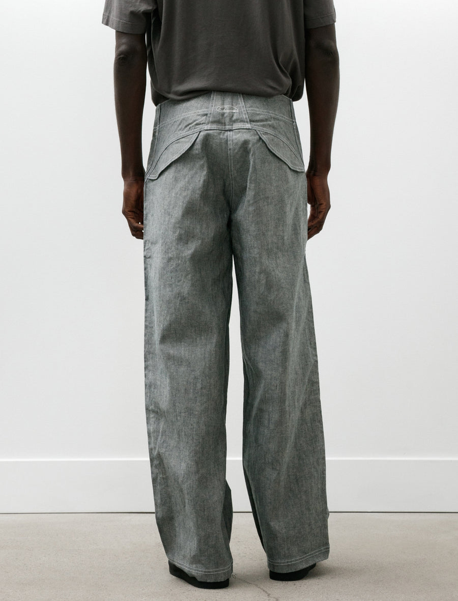 Coin Loop Pant Linen Denim - Image 5