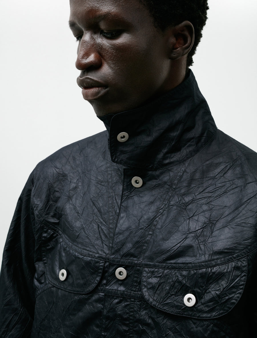 Wrinkle Welder Button Jacket Black - Image 4