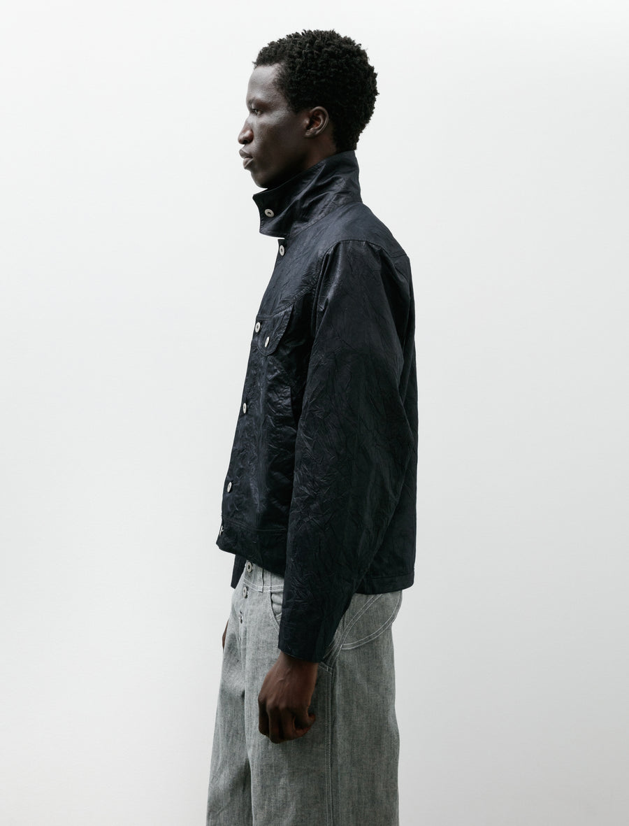 Wrinkle Welder Button Jacket Black - Image 3