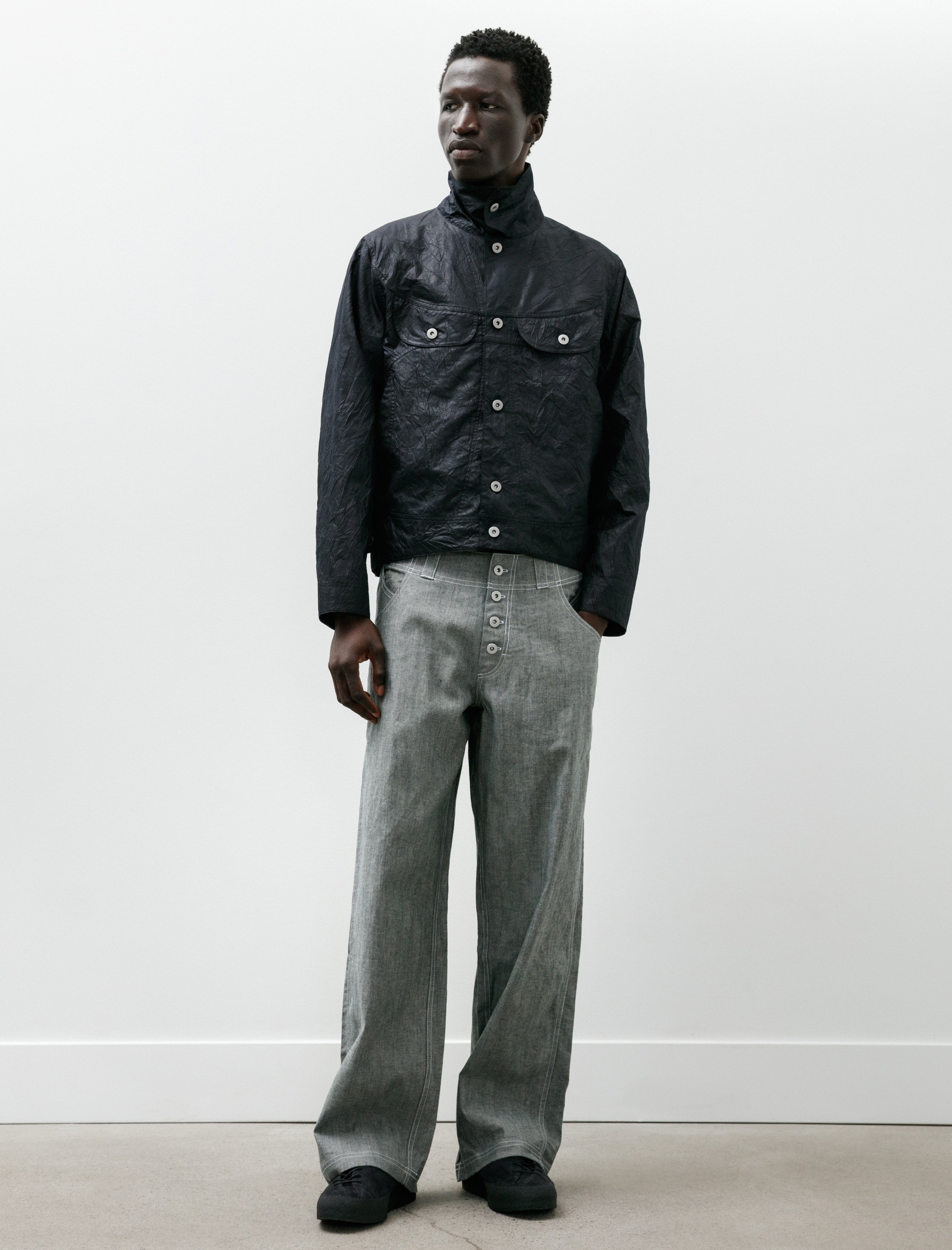 Colin Meredith Coin Loop Pant Linen Denim