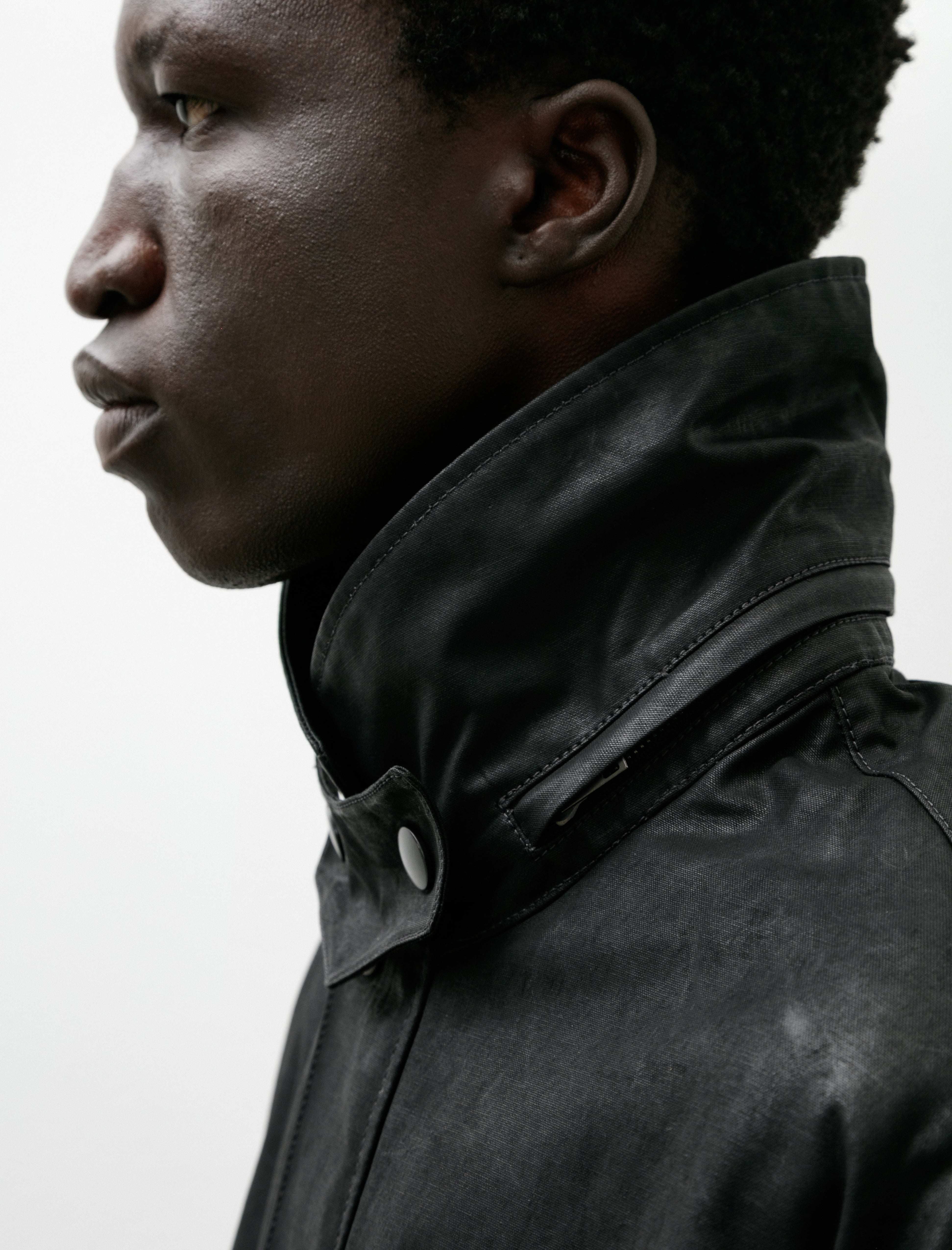 Lemaire Short Rain Jacket Onyx