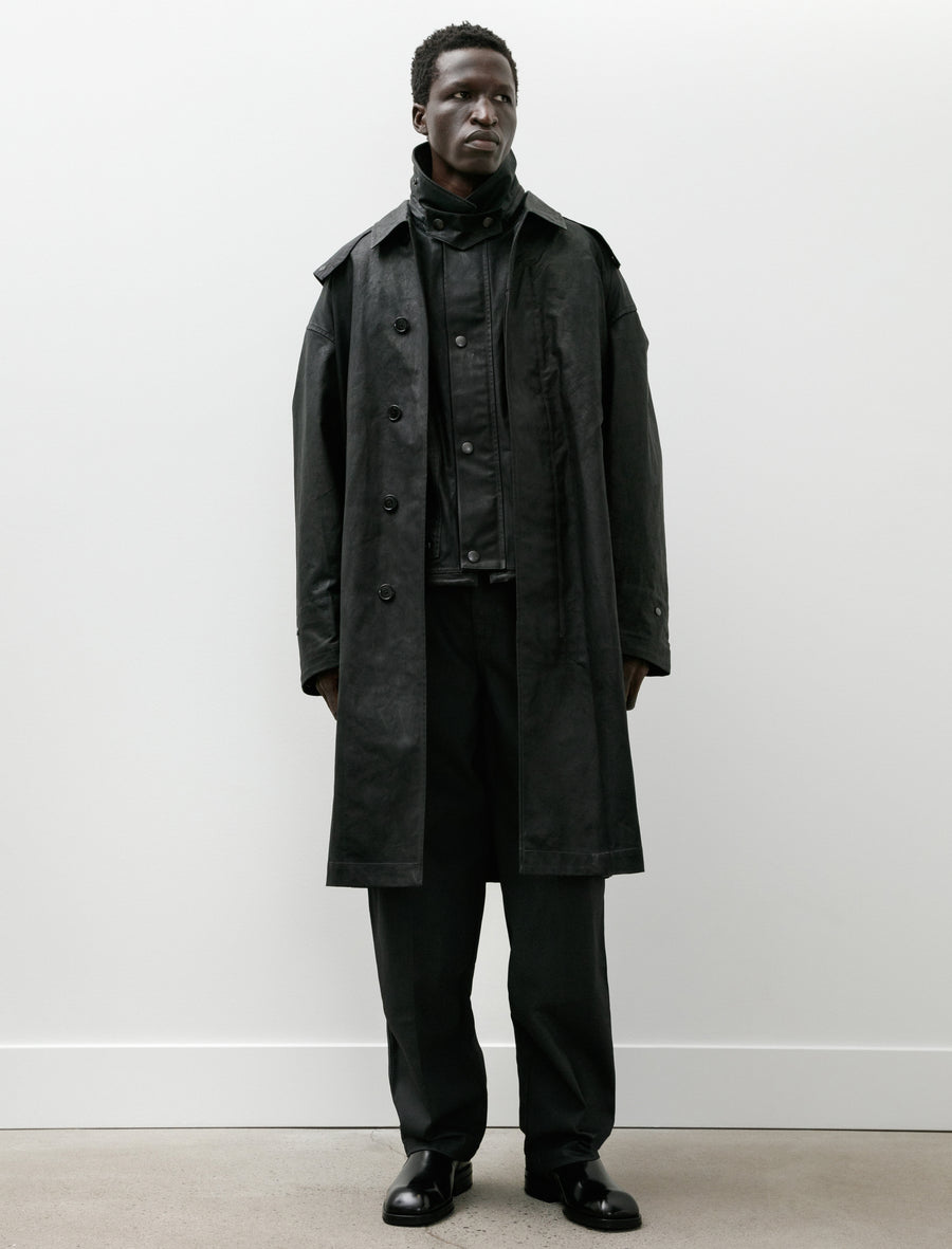 Hooded Raincoat Onyx - Image 4