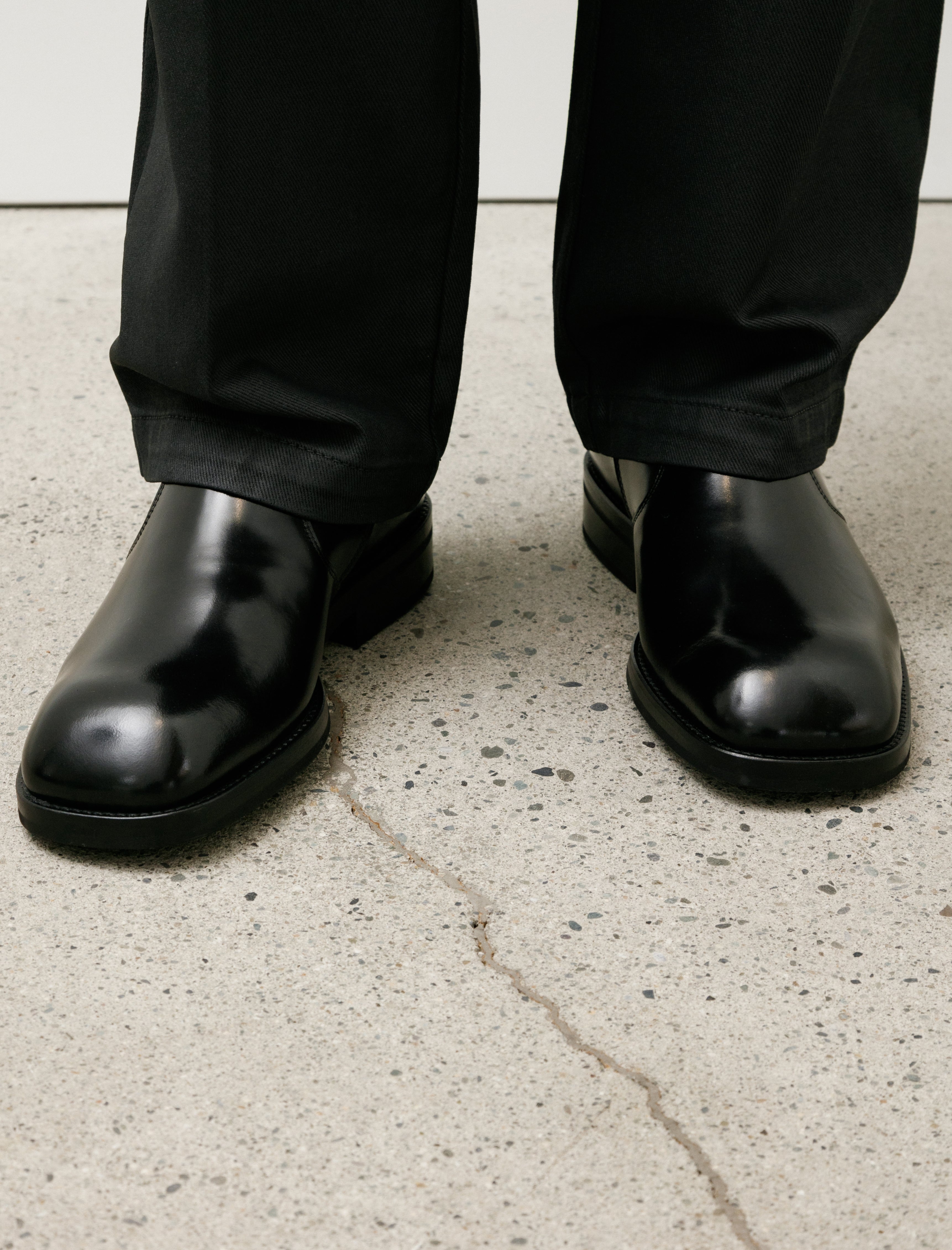 Lemaire Zipped Boots Black