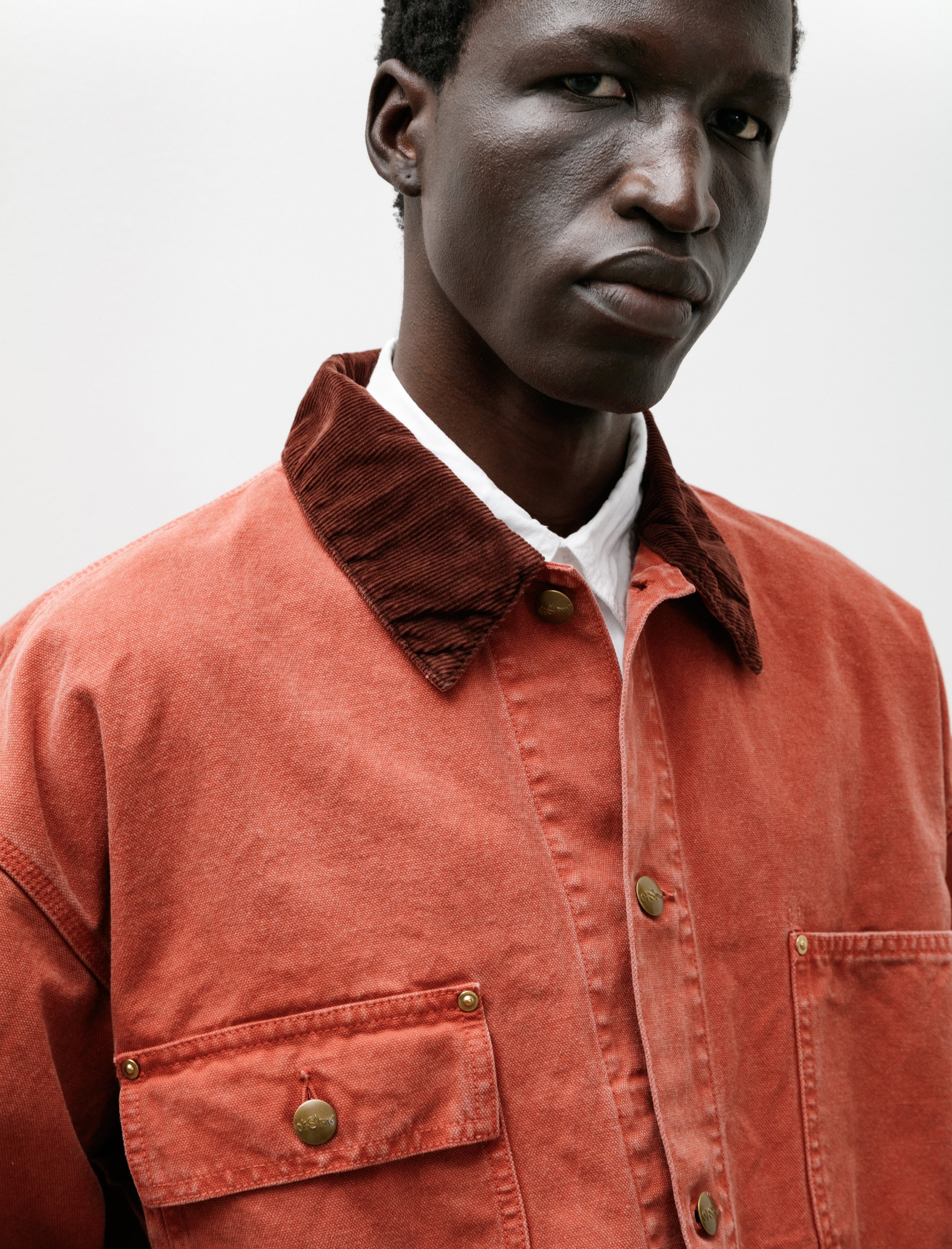 orSlow Relax Fit Oxford Coverall Red