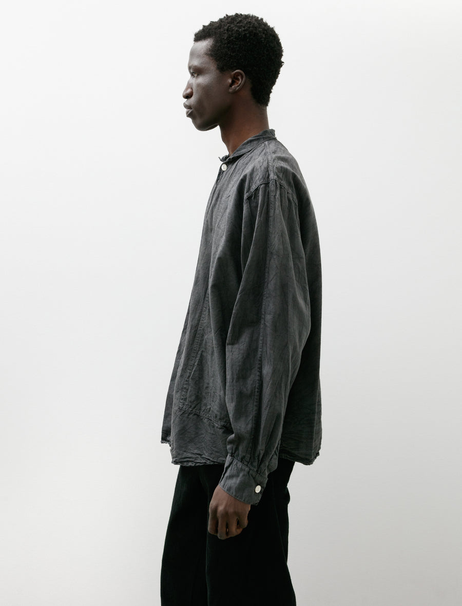 439 Stole Pocket Butterfly Shirt Thunderbolt Cotton Cambric Chestnut Dyed - Image 3