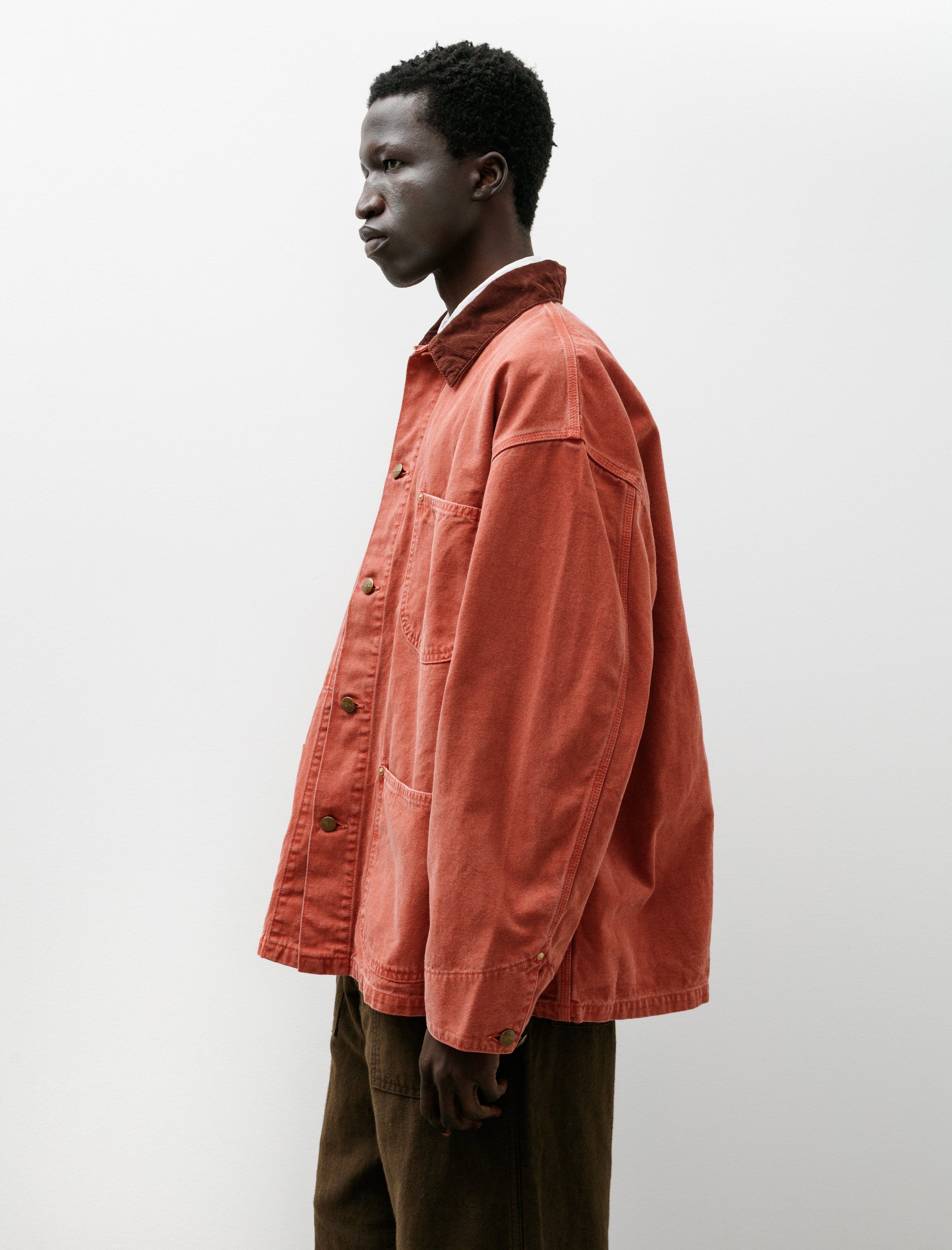 orSlow Relax Fit Oxford Coverall Red