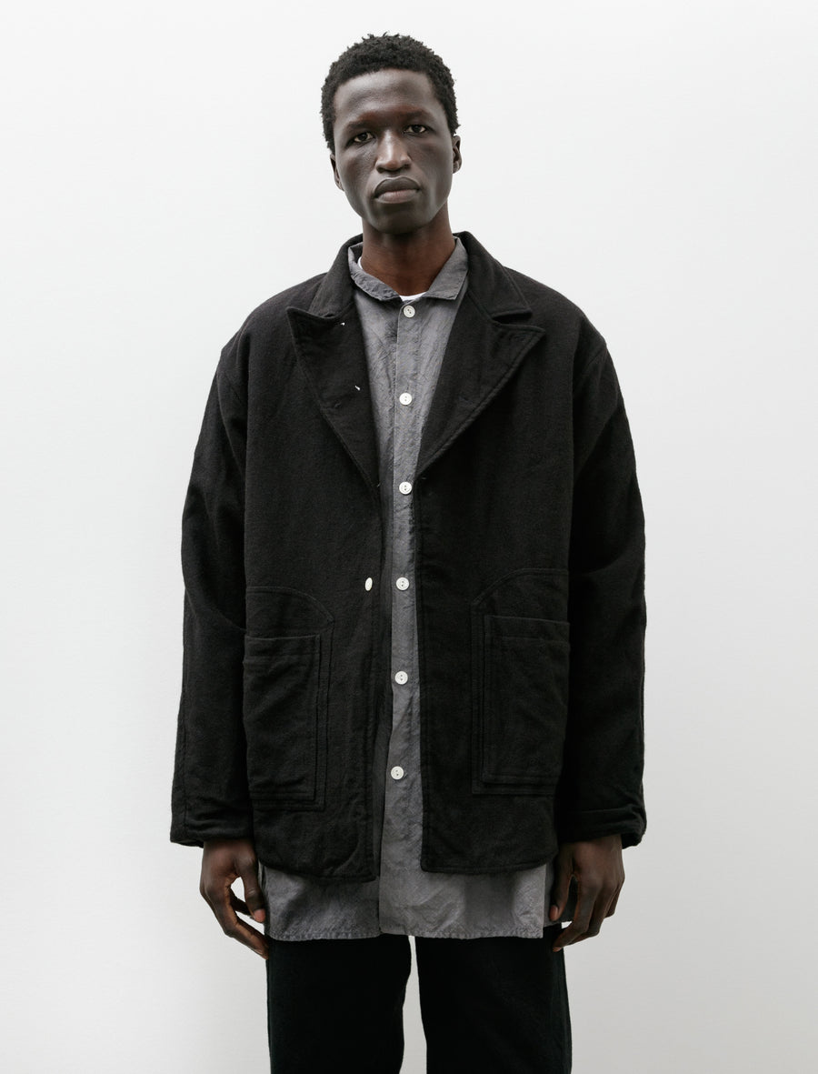 918 Two-One Butterfly Jacket Wool Face Broken Twill Black Hole - Image 1