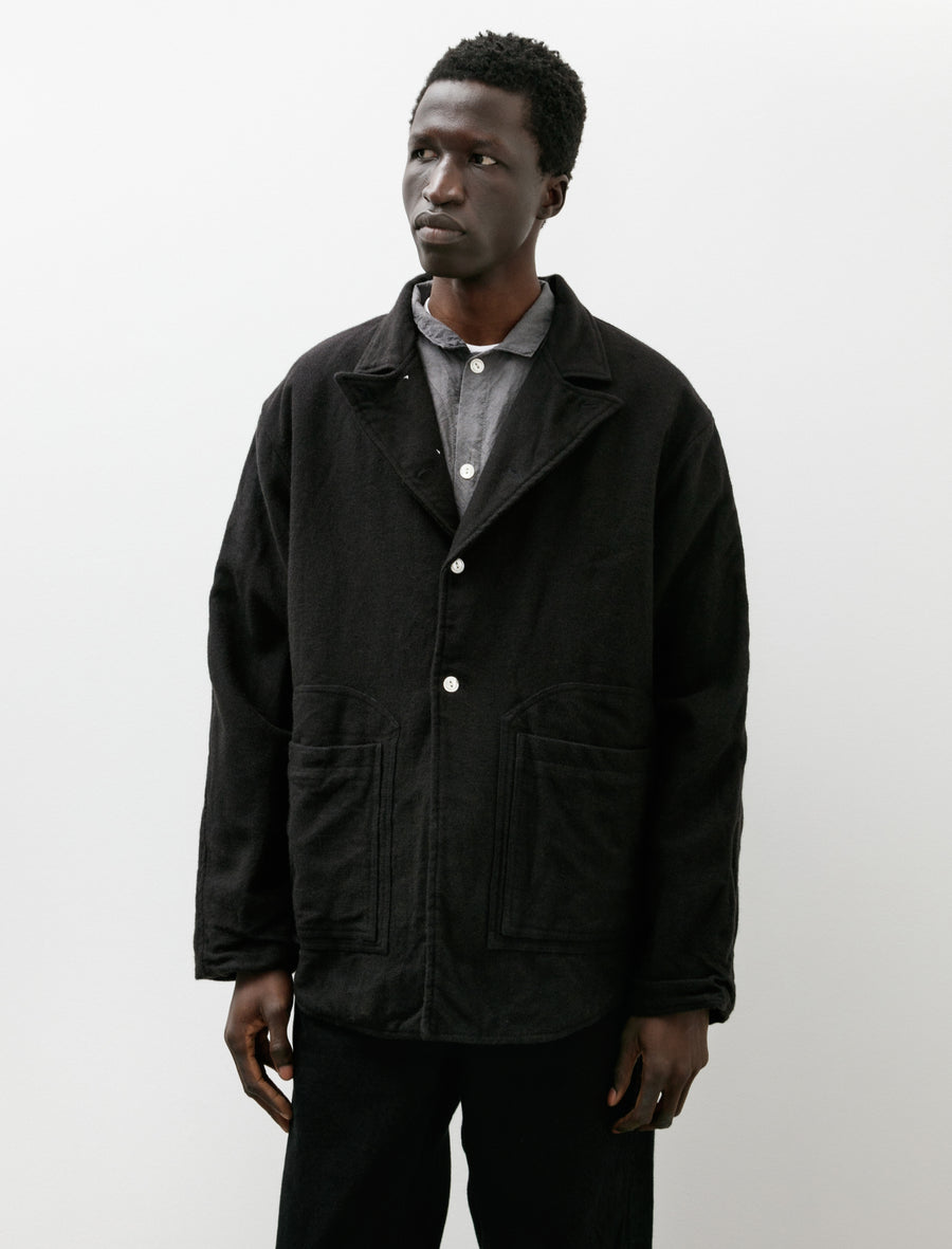 918 Two-One Butterfly Jacket Wool Face Broken Twill Black Hole - Image 4