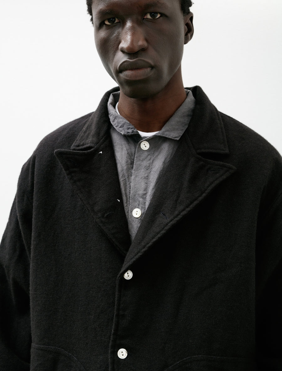 918 Two-One Butterfly Jacket Wool Face Broken Twill Black Hole - Image 5